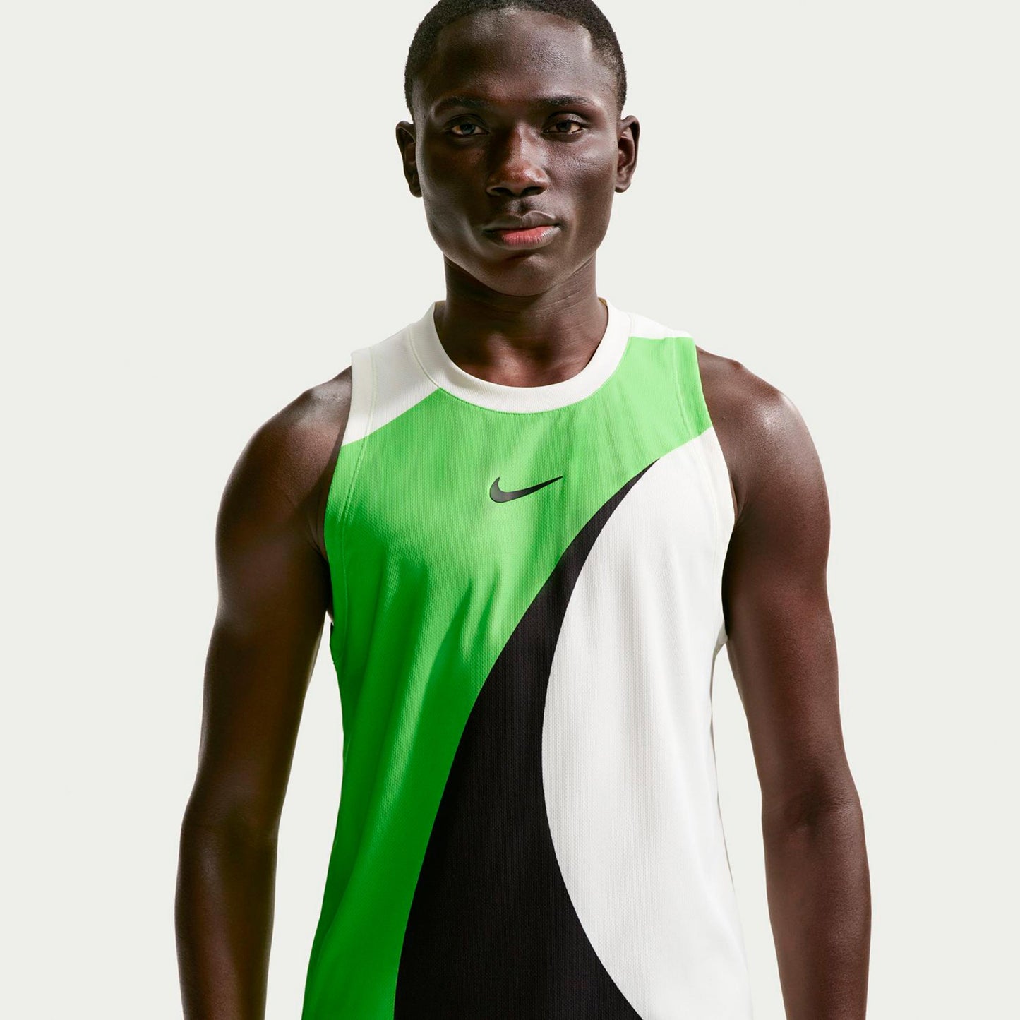 Nike Carlos Alcaraz Court Dri-Fit Advantage Slam Camiseta de tirantes Hombres-verde, blanco