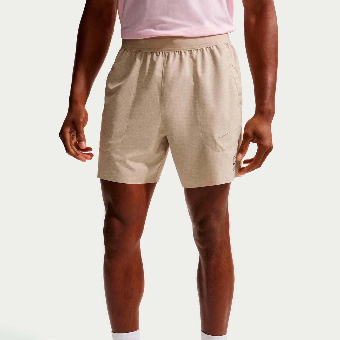 Nike Jannik Sinner Court Dri-Fit Advantage 6in Shorts Hombres-caqui