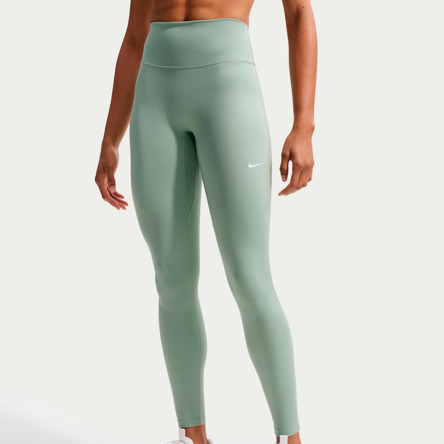 Nike Dri-Fit One High Rise Malla Mujeres - salvia