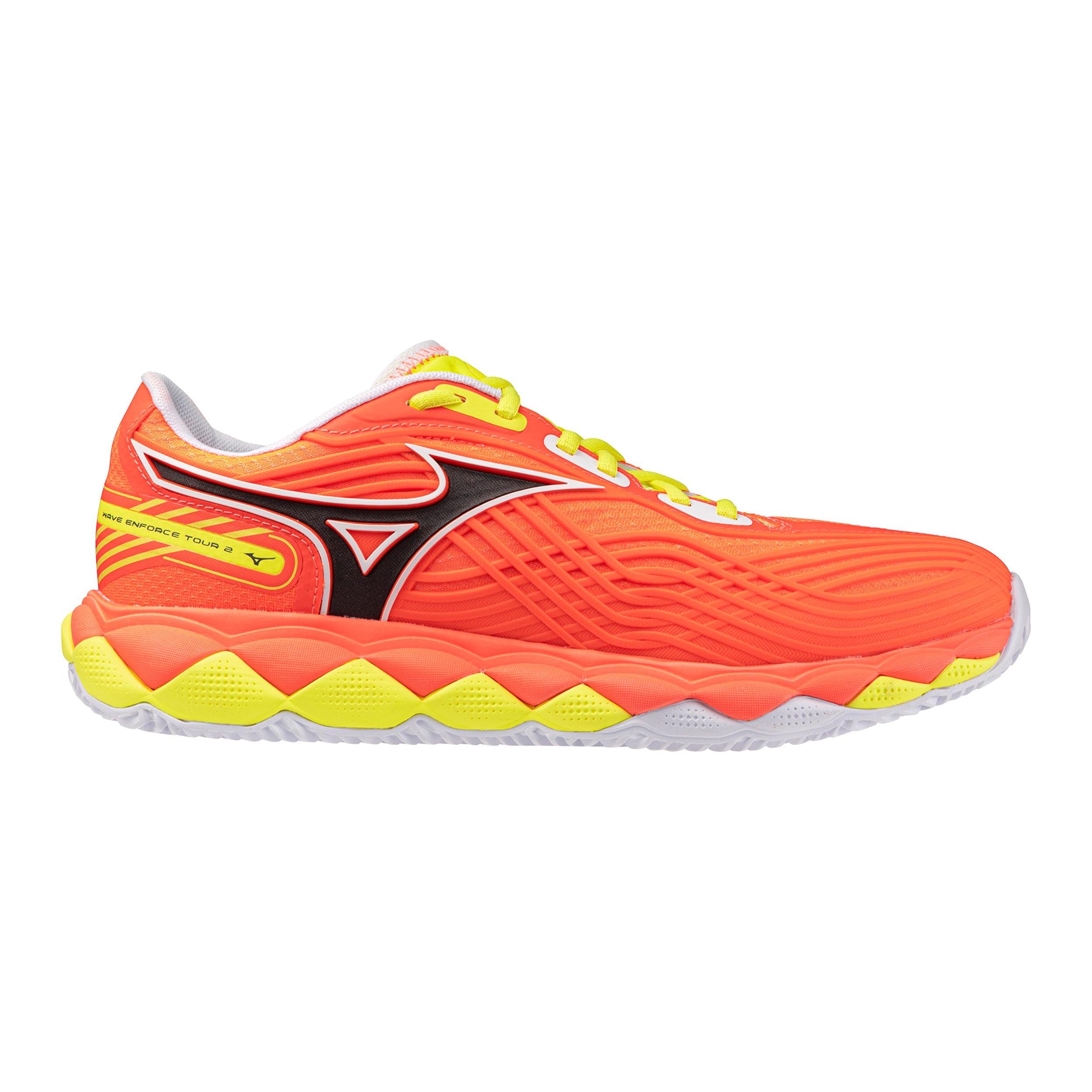 Mizuno Wave Enforce Tour 2 Zapatilla de pádel Hombres - naranja, negro