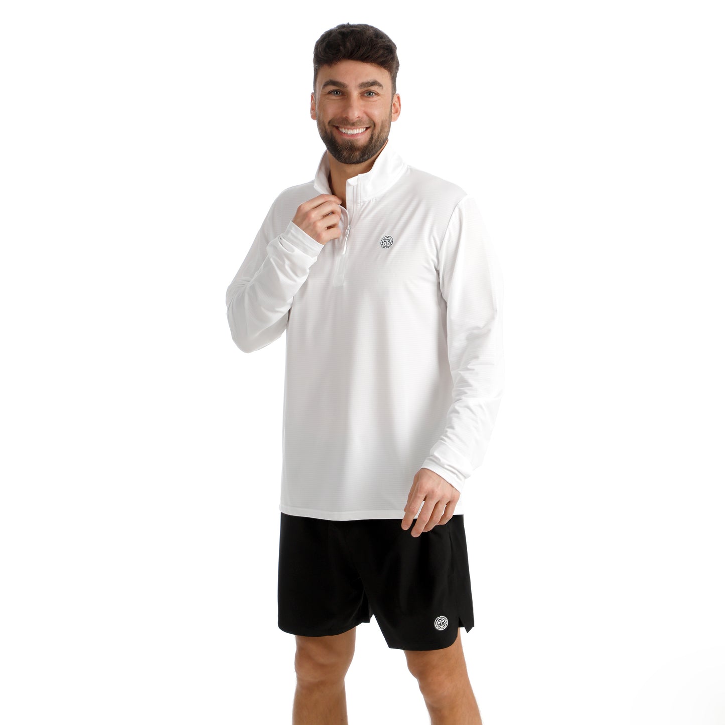 BIDI BADU Crew 2.0 Camiseta de manga larga Hombres-blanco