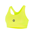 Night Flash Sujetador deportivo Mujeres - amarillo, negro