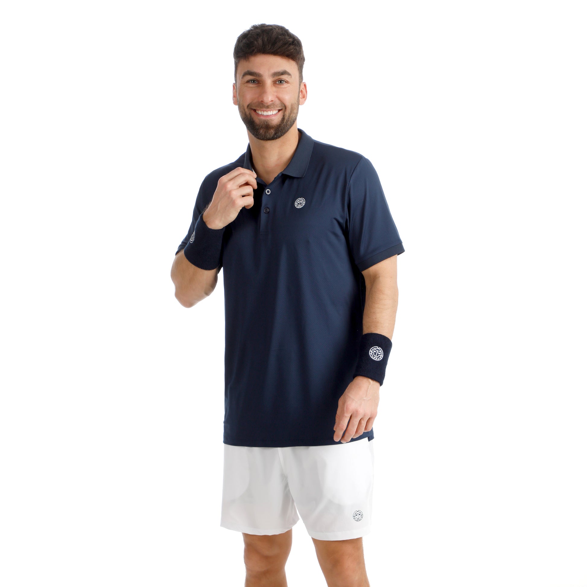 BIDI BADU Crew 2.0 Polo Hombres-azul oscuro