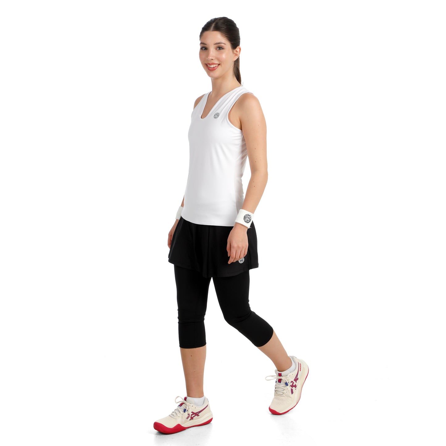 BIDI BADU Crew 2.0 V-Neck Camiseta de tirantes Mujeres-blanco