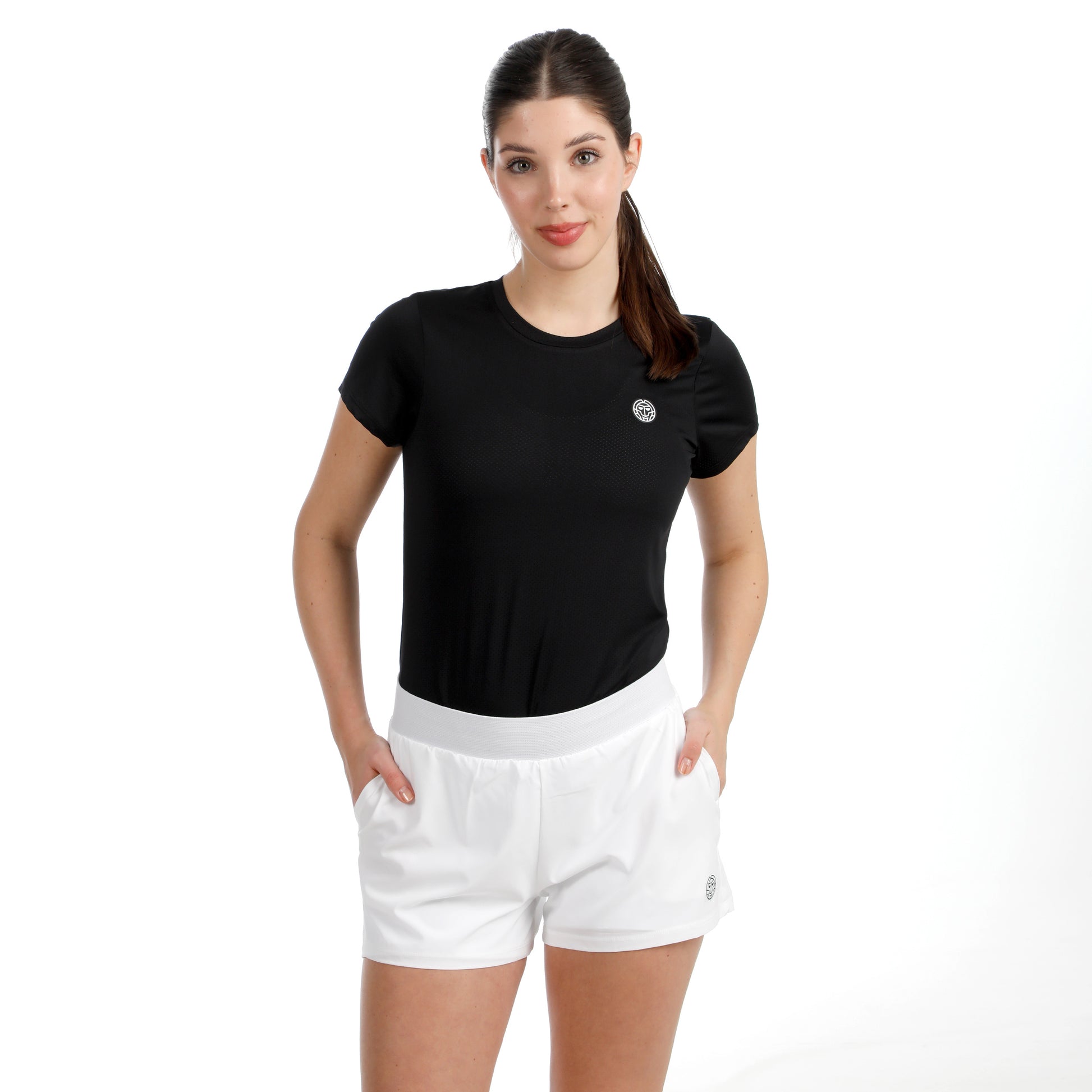 BIDI BADU Crew 2.0 Camiseta de manga corta Mujeres-negro