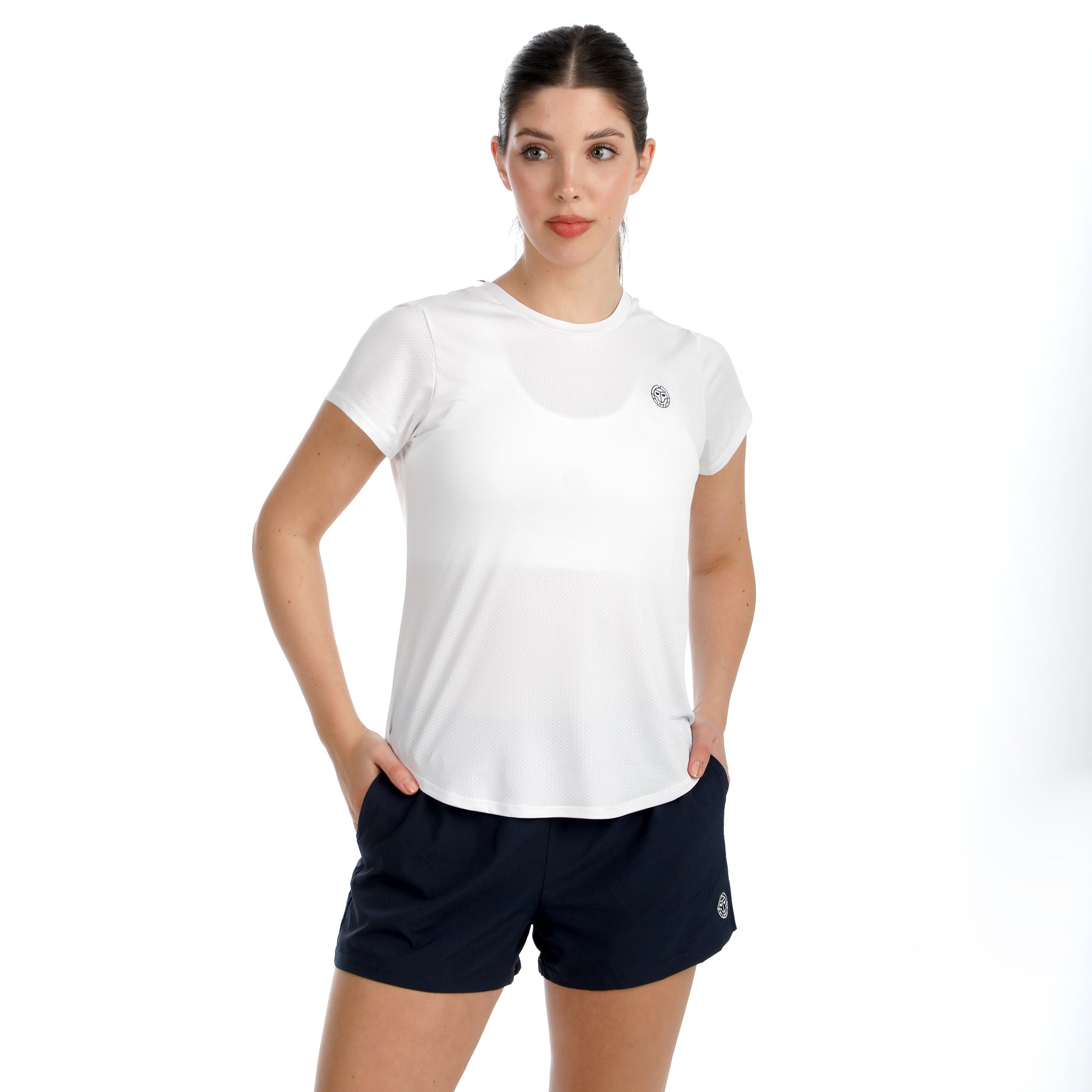 BIDI BADU Crew 2.0 Camiseta de manga corta Mujeres-blanco