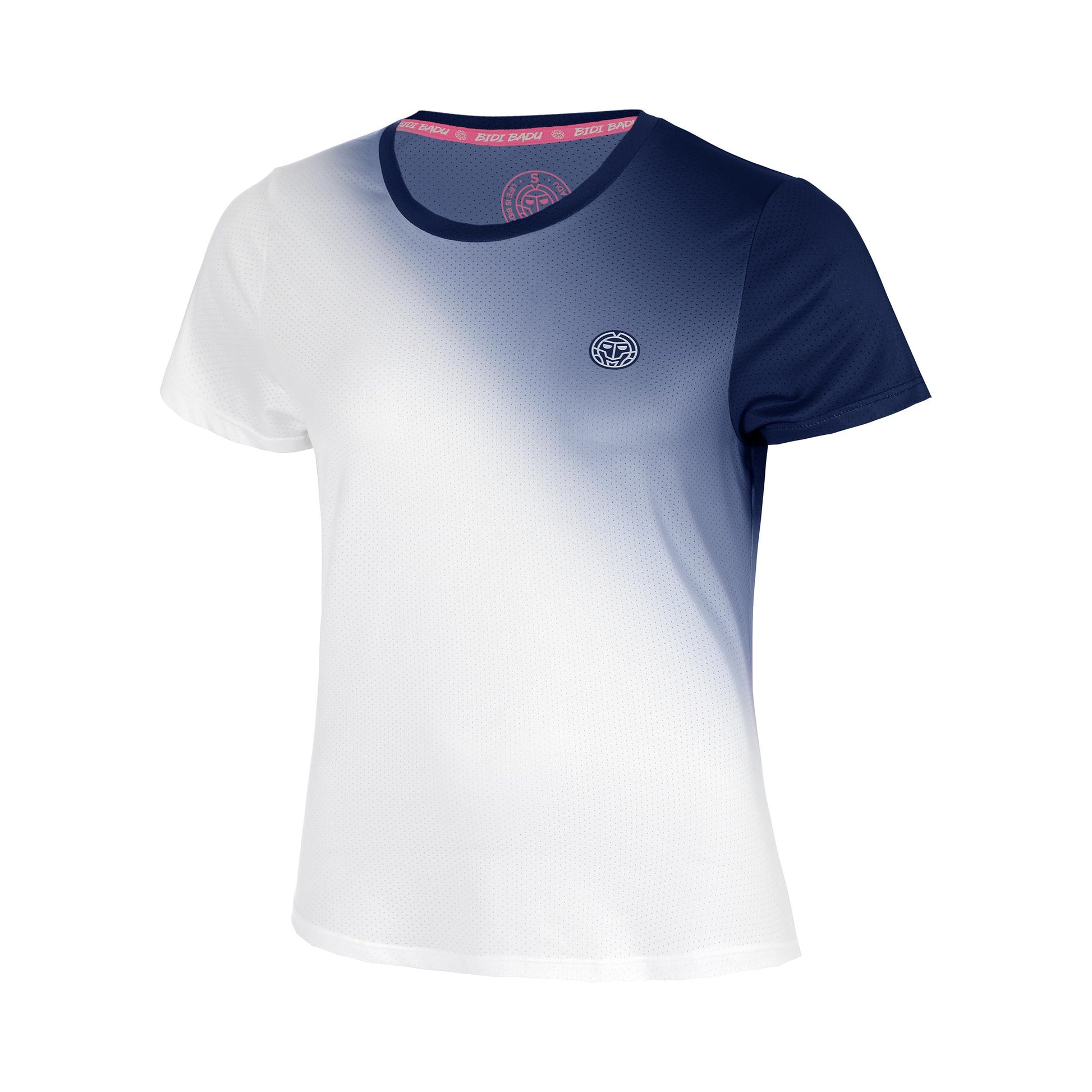 BIDI BADU Crew 2.0 Fade Camiseta de manga corta Chicas-azul