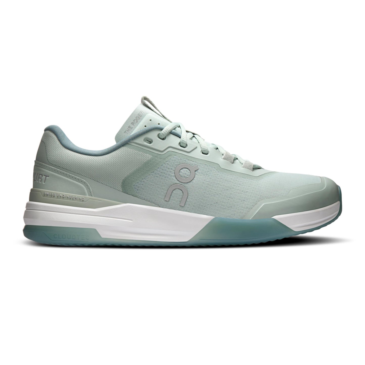 On THE ROGER ADV Pro Zapatilla tierra batida Hombres - menta, blanco