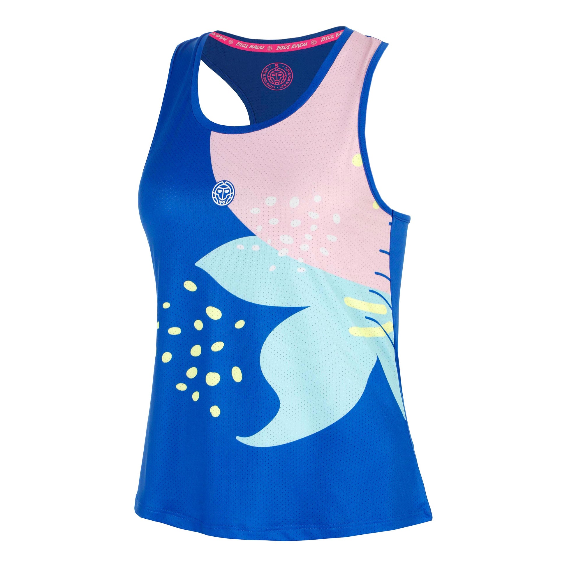 BIDI BADU Hey Laguna Racerback
 Camiseta de tirantes Mujeres-azul, multicolor