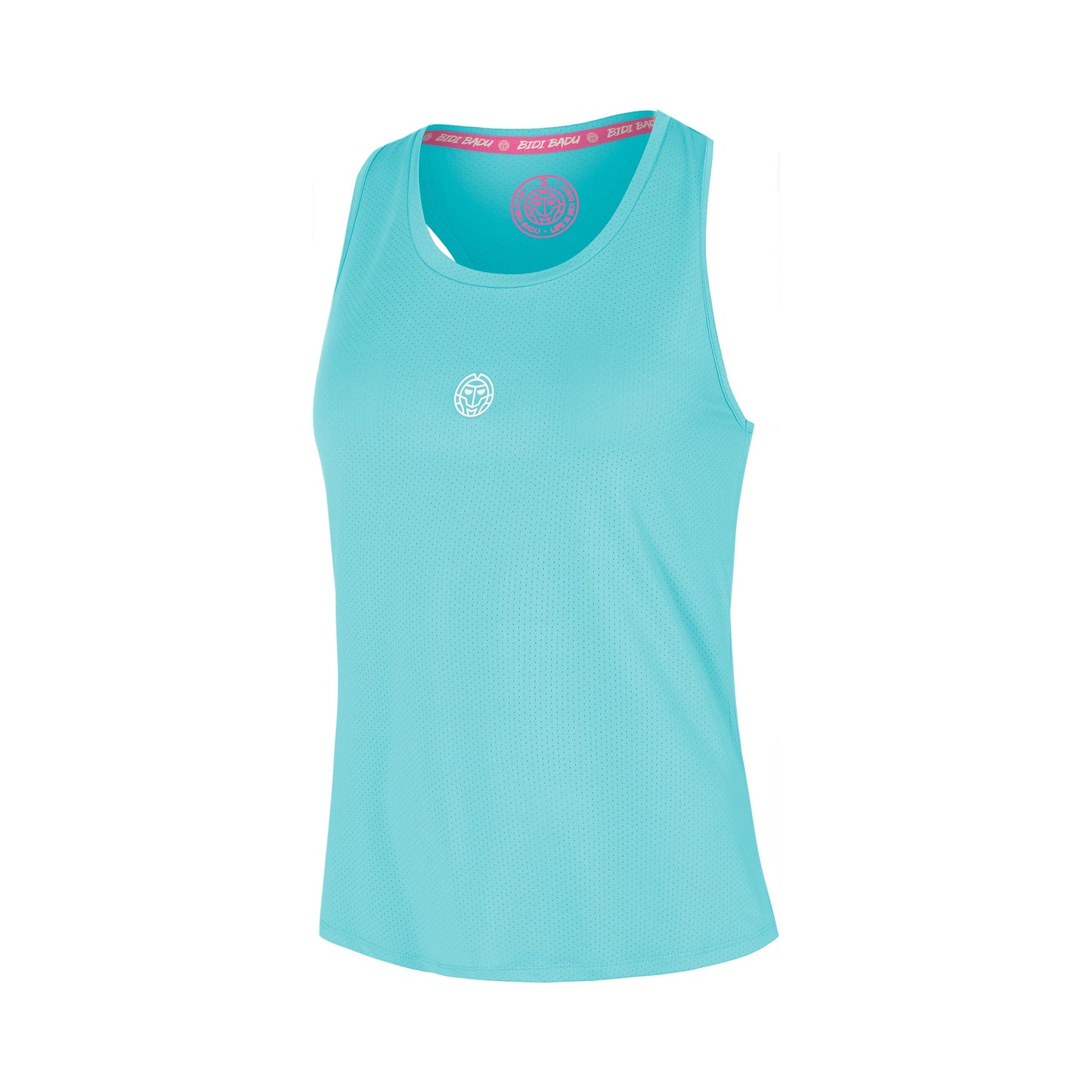 BIDI BADU Hey Laguna Racerback Camiseta de manga corta Chicas-turquesa