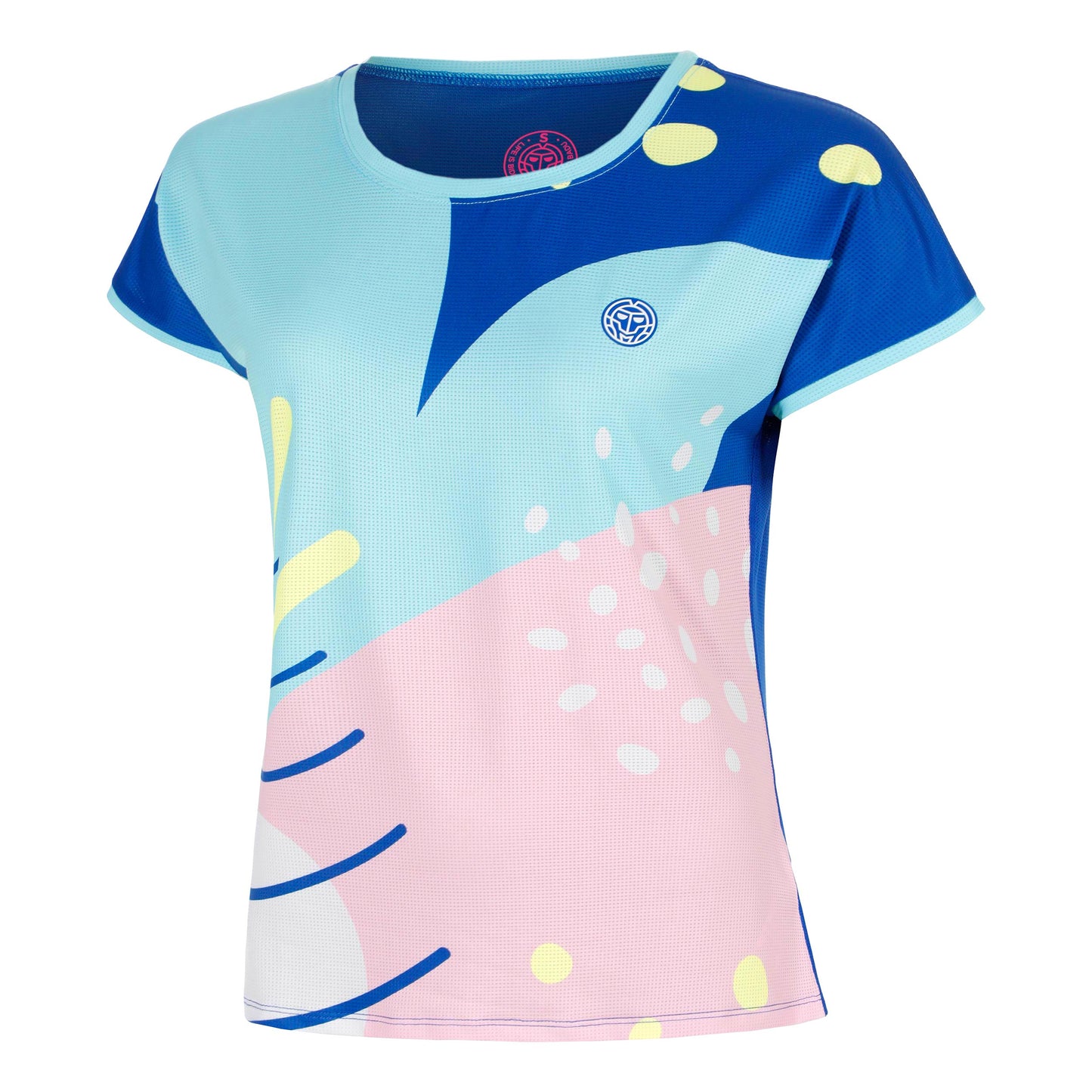 BIDI BADU Hey Laguna Camiseta de manga corta Mujeres-azul, multicolor
