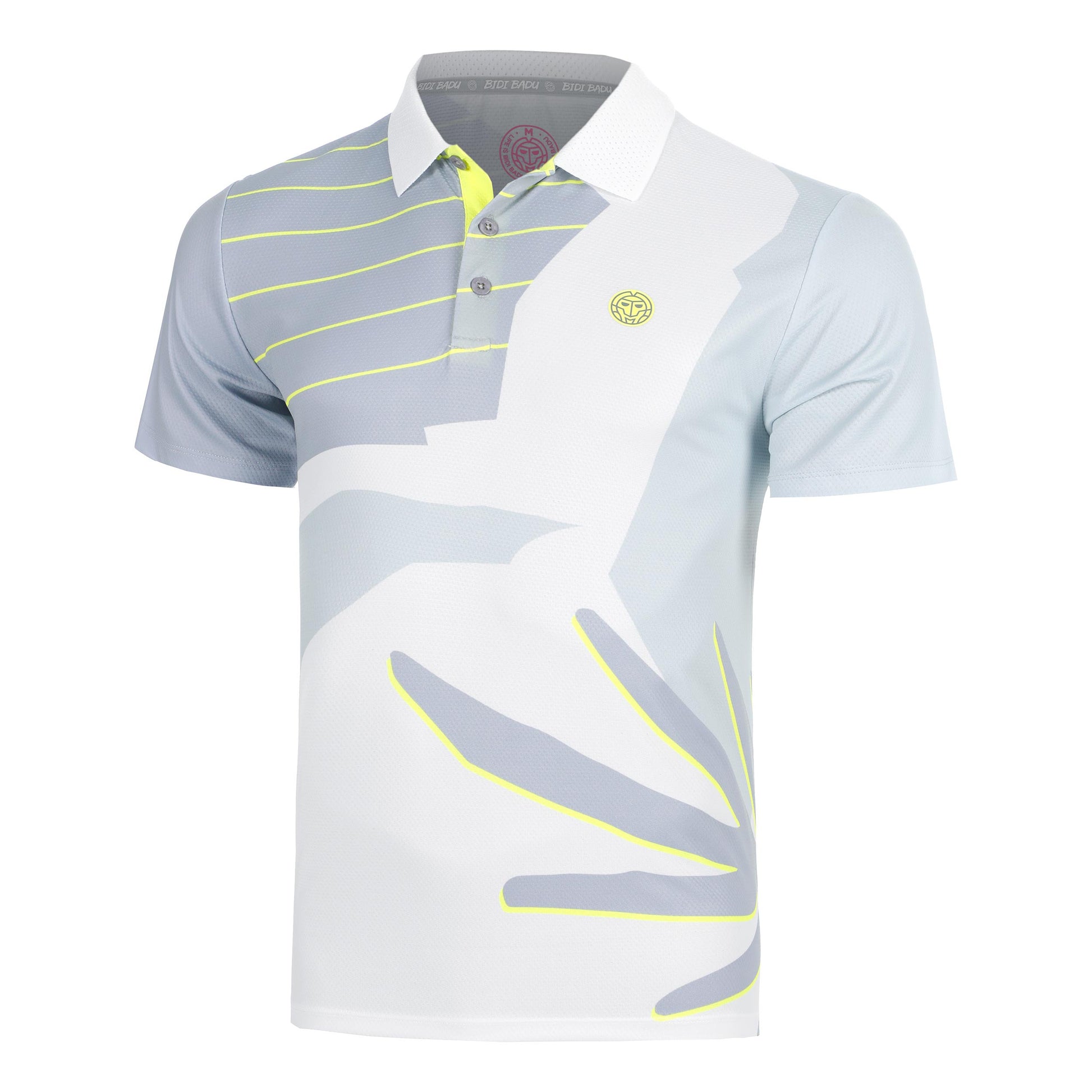 BIDI BADU Hey Laguna Polo Hombres-blanco, multicolor