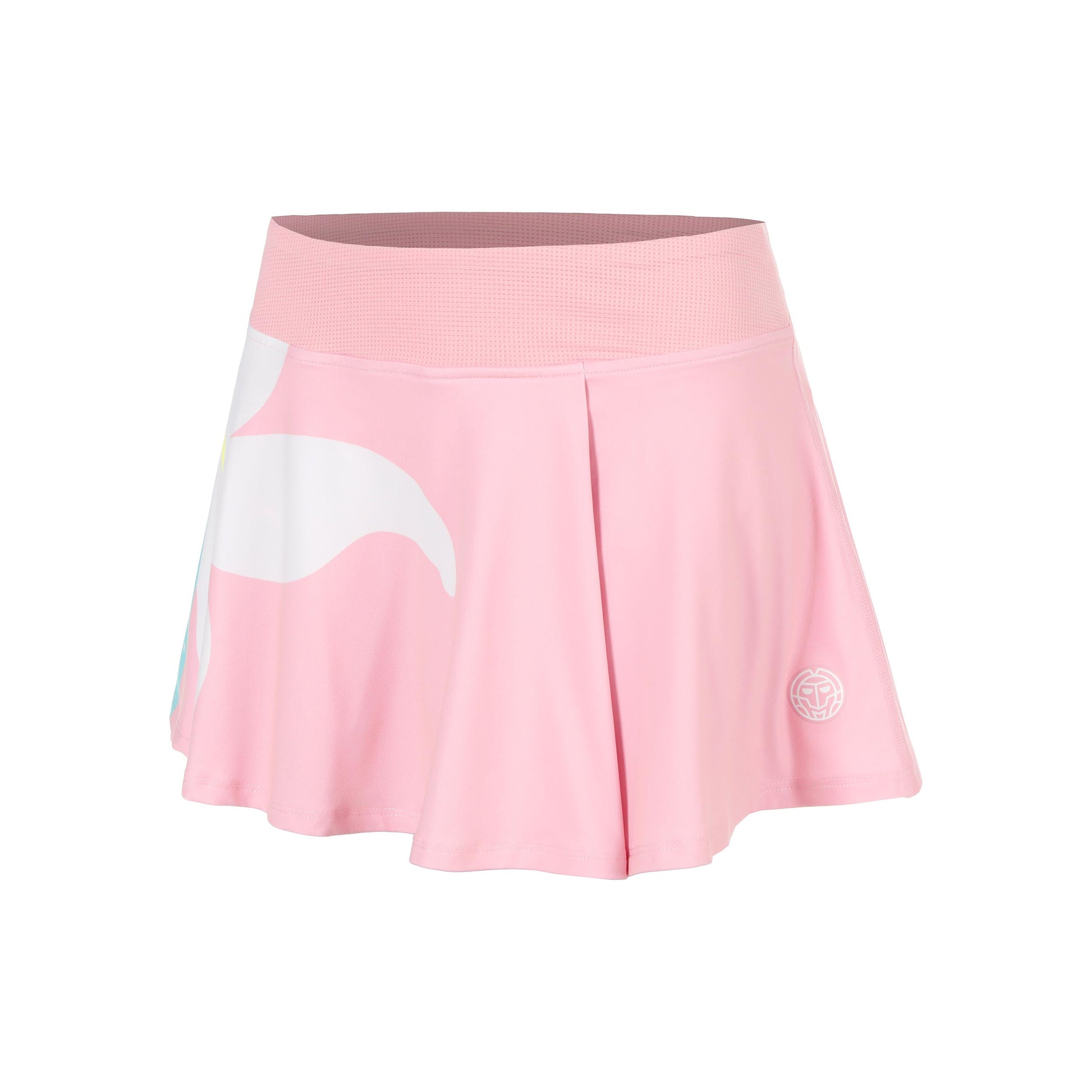 BIDI BADU Hey Laguna Wavy Falda Mujeres-rosa viejo, multicolor