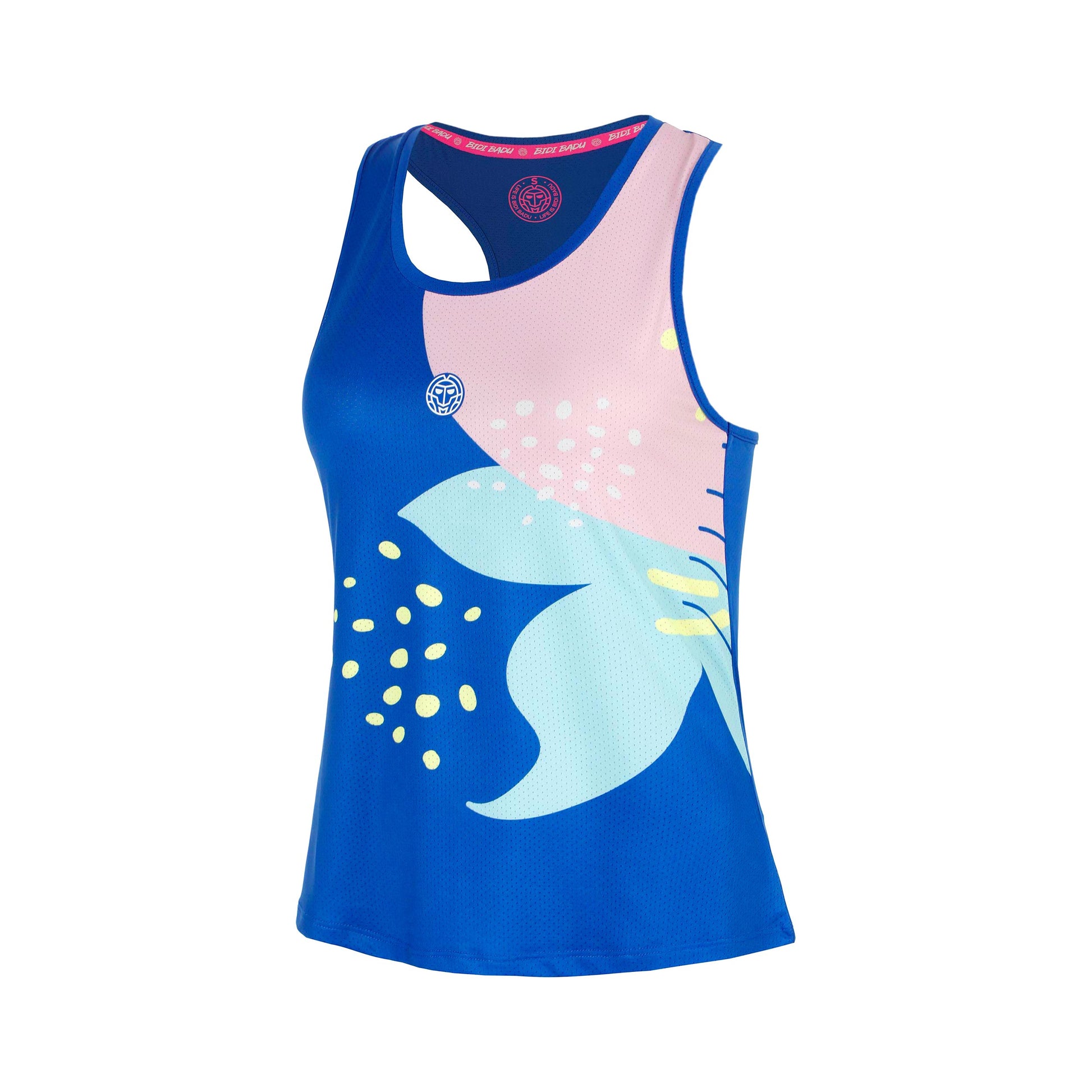BIDI BADU Hey Laguna Racerback Camiseta de tirantes Chicas - azul, multicolor