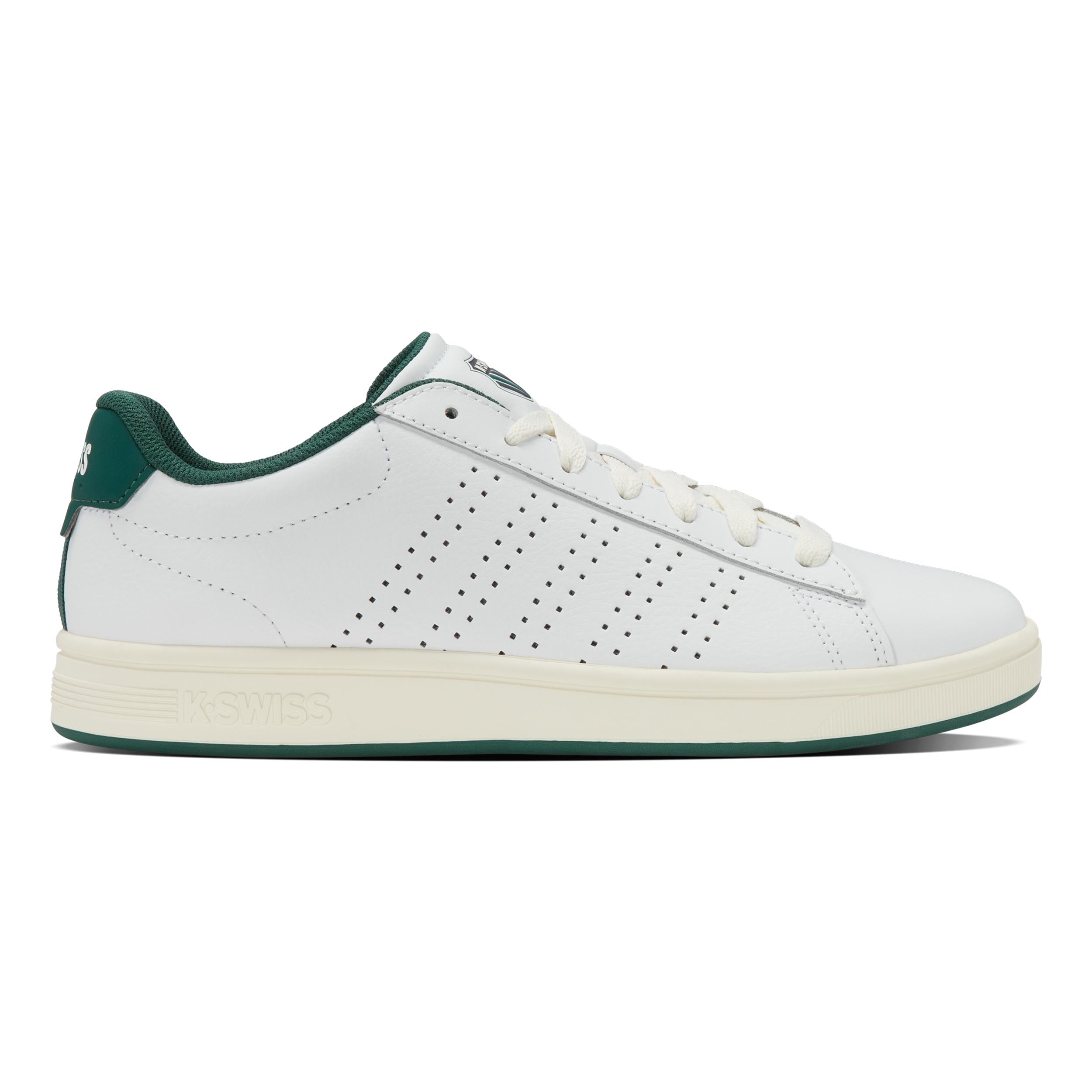 K-Swiss Court Base II Zapatilla de ocio Hombres-blanco, verde claro