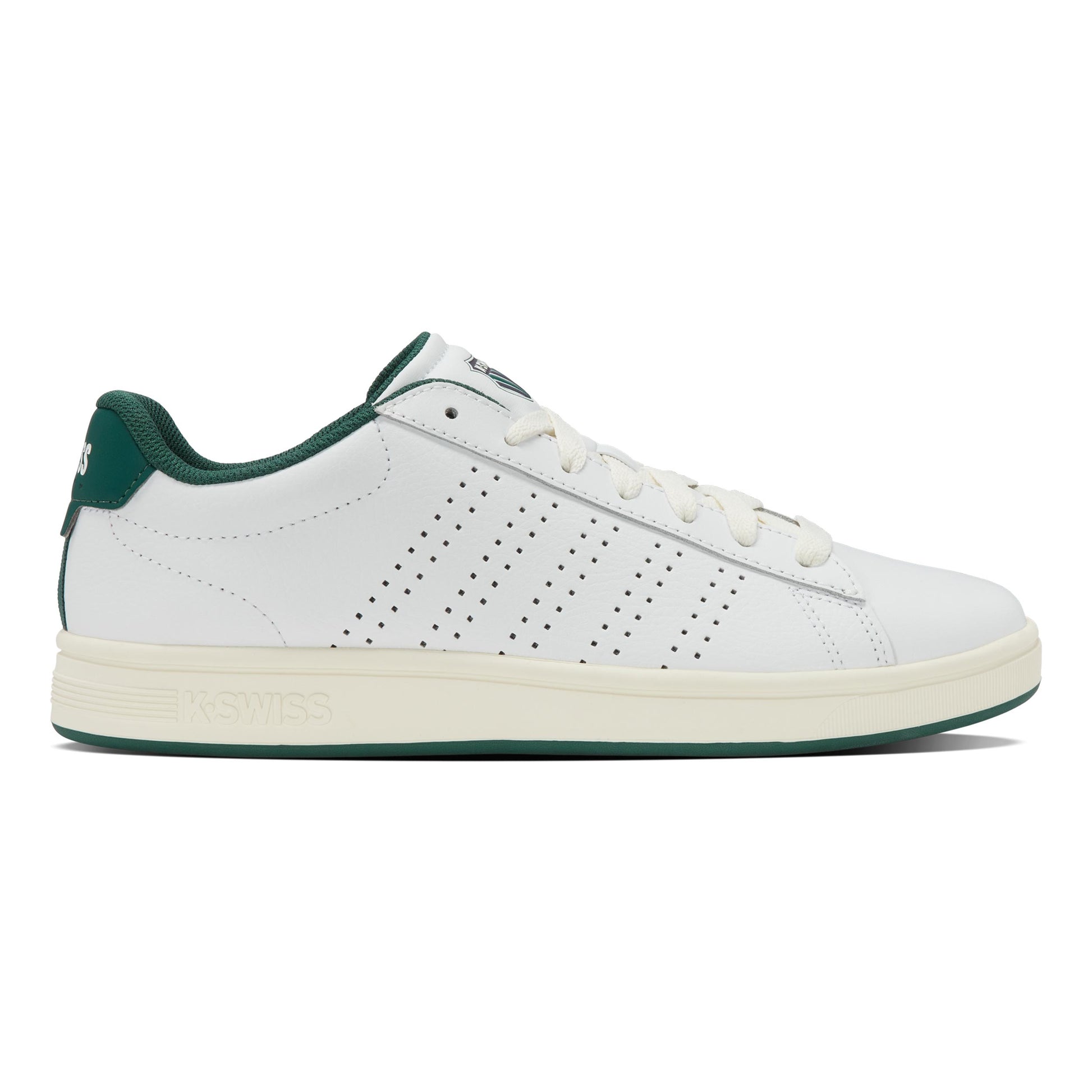 K-Swiss Court Base II Zapatilla de ocio Hombres-blanco, verde claro
