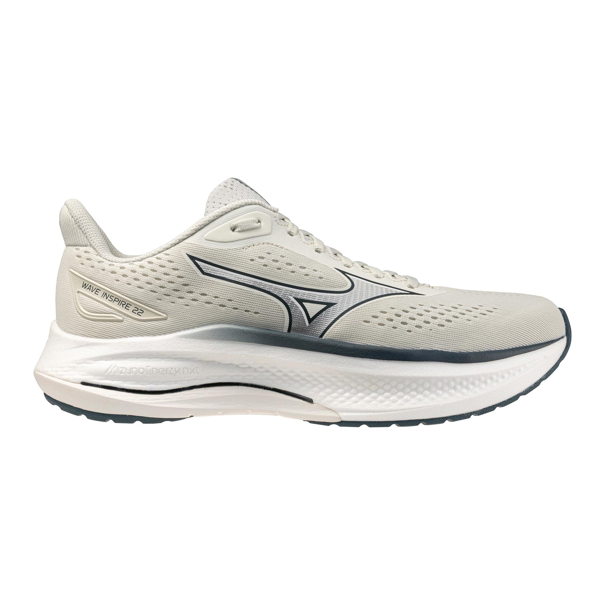 Mizuno Wave Inspire 22  Zapatilla de estabilidad Hombres - beige, gris