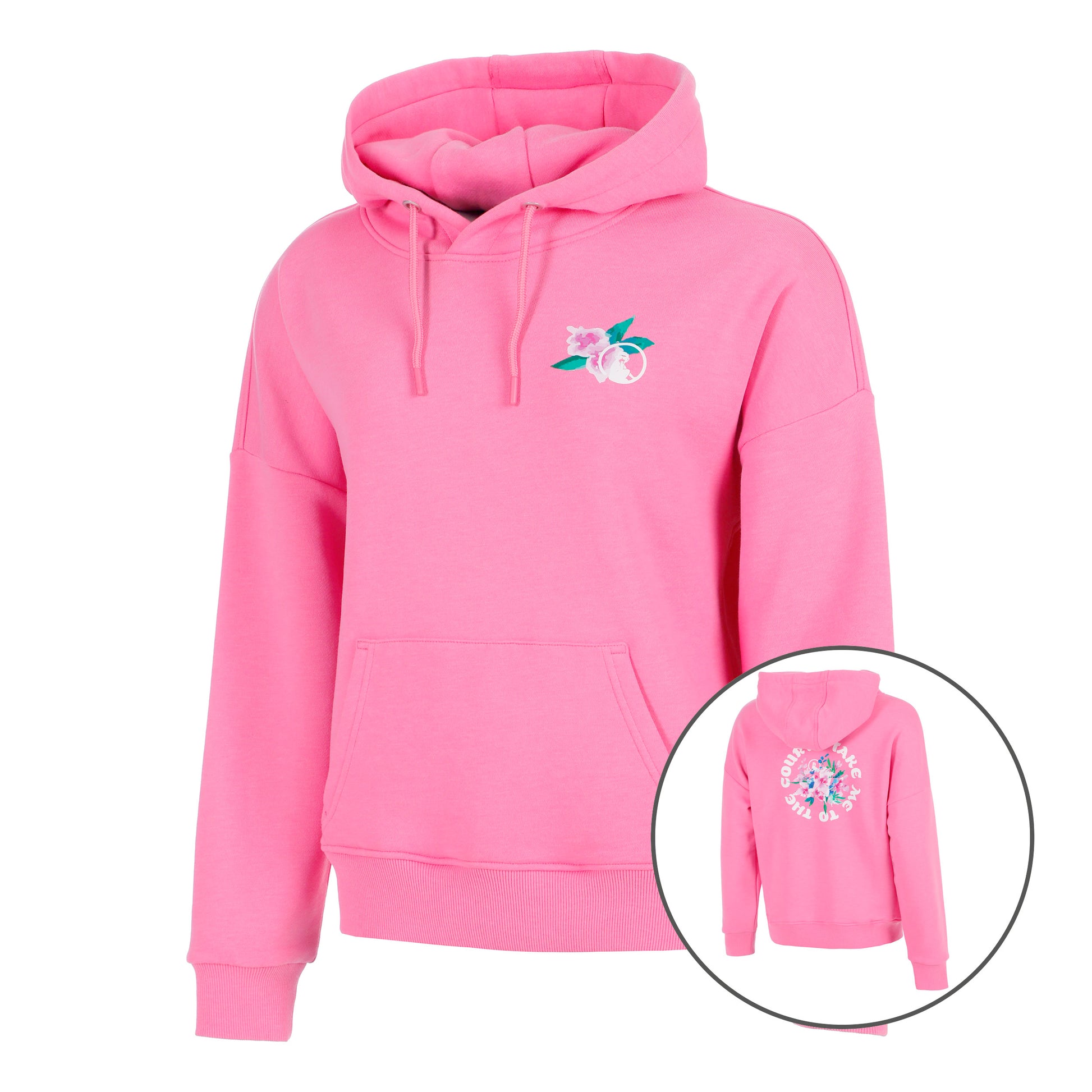 Quiet Please Crush TMTTC Sudadera con capucha Mujeres-rosa, blanco