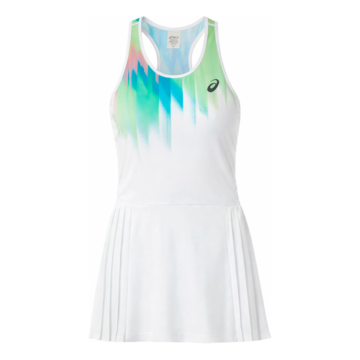 ASICS AOP Vestido Mujeres - blanco, multicolor