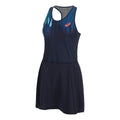 AOP Vestido Mujeres - azul oscuro, blanco