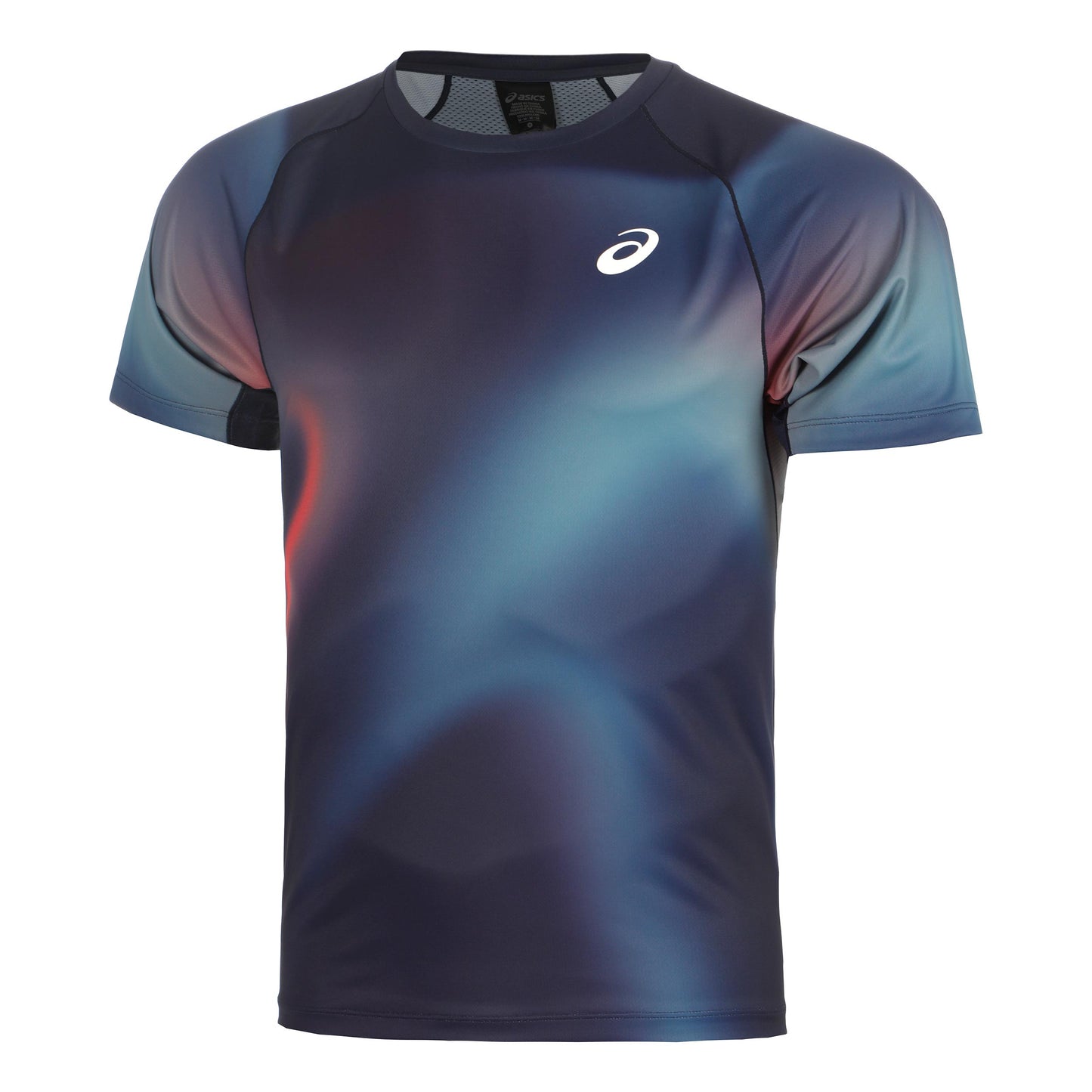 ASICS AOP Camiseta de manga corta Hombres - azul oscuro