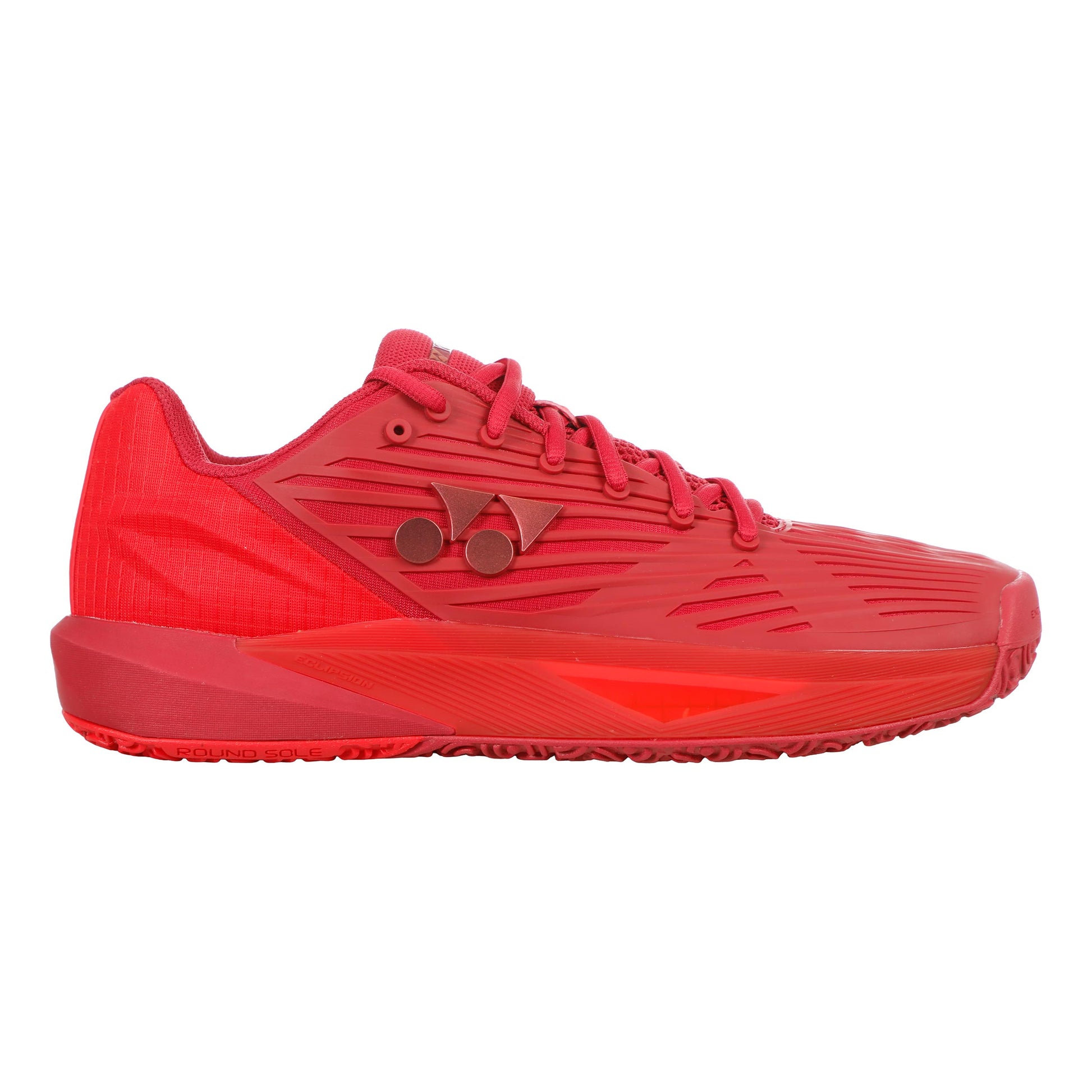 Yonex Eclipsion 5 Zapatilla tierra batida Hombres - rojo, rojo neón