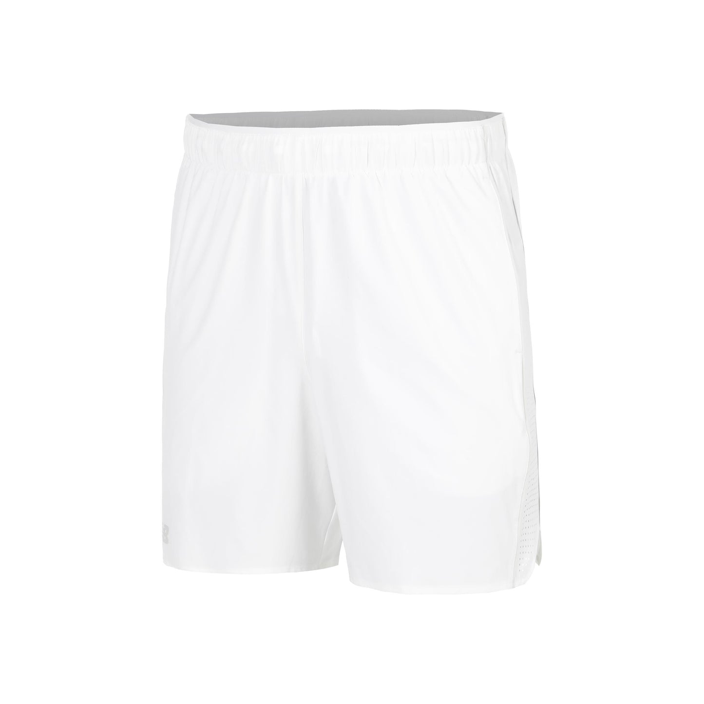 New Balance Tournament Shorts Hombres-blanco, gris