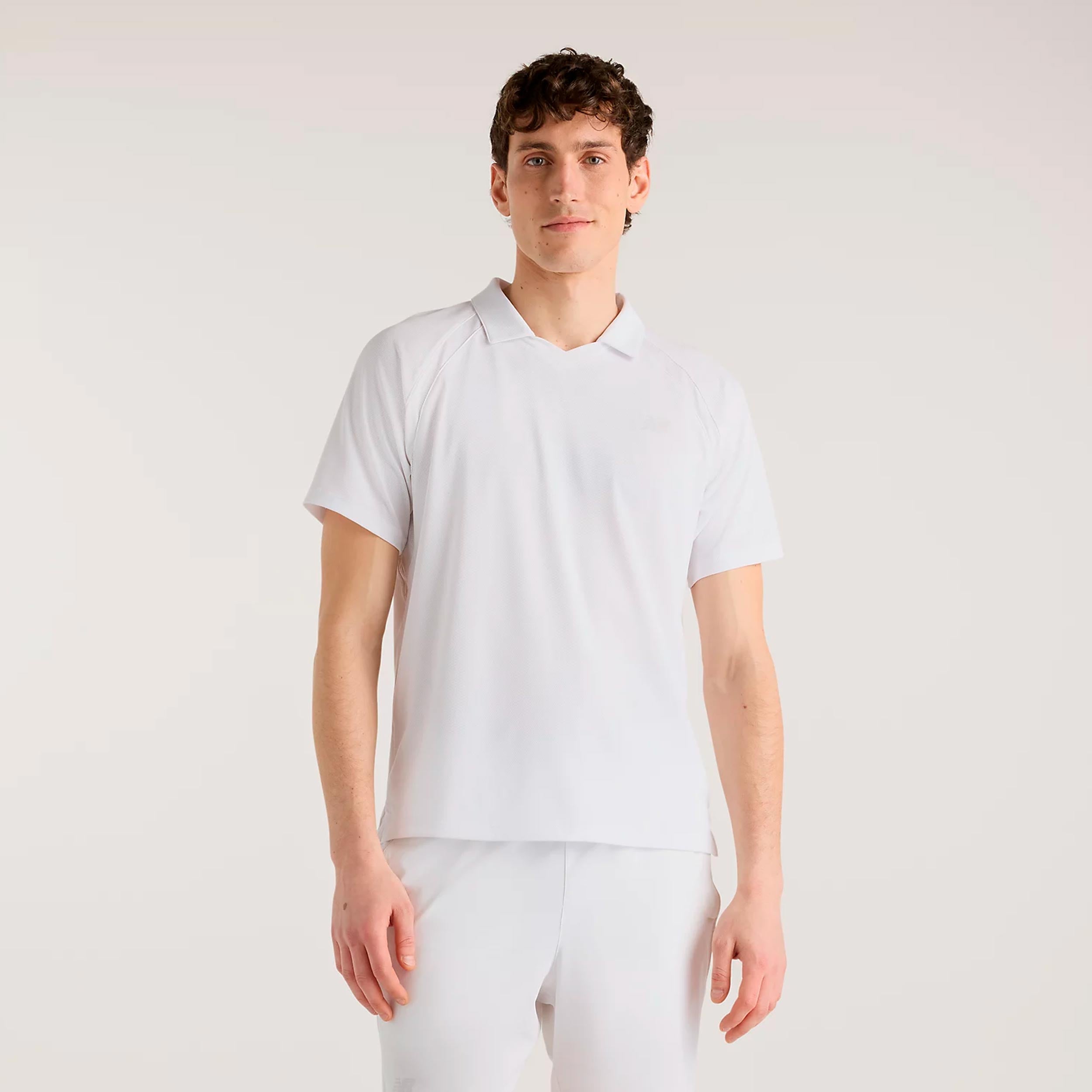 New Balance Tournament Camiseta de manga corta Hombres-blanco