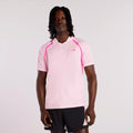 Tournament Camiseta de manga corta Hombres-rosa, blanco