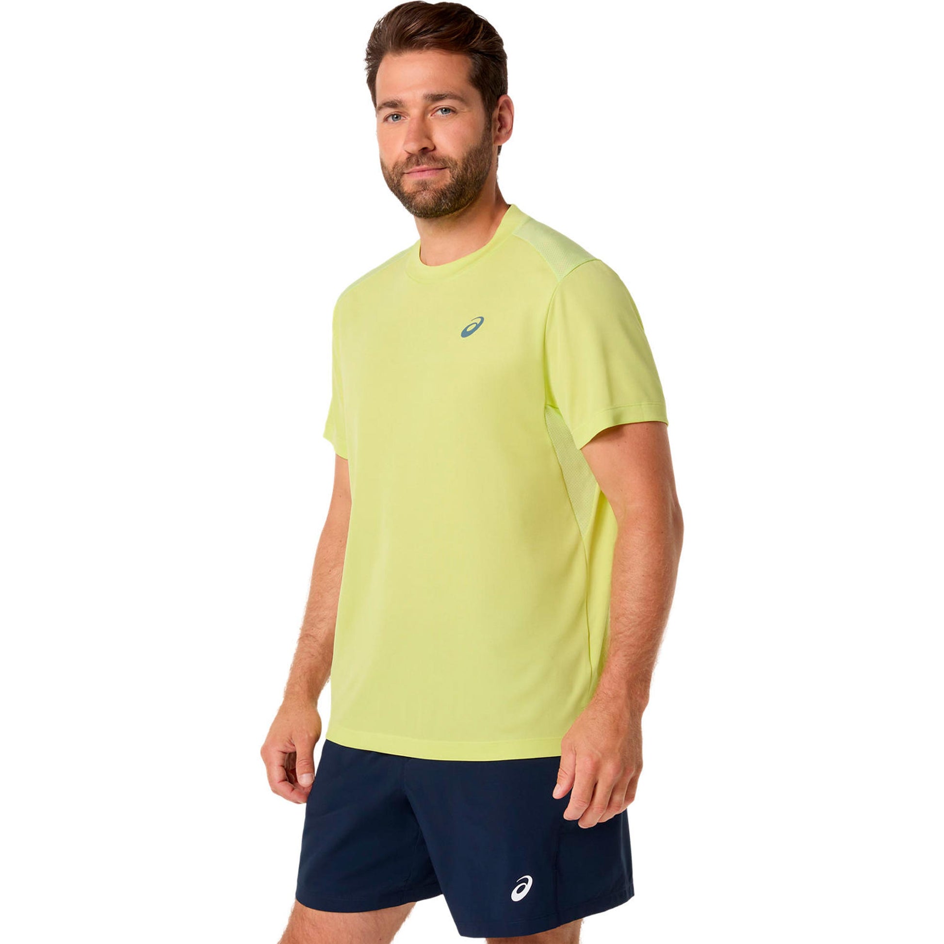 ASICS Court Camiseta de manga corta Hombres - amarillo