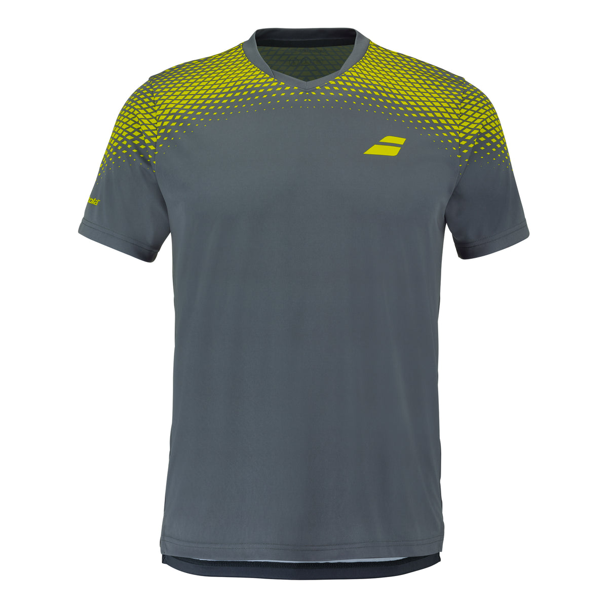 Babolat Aero Camiseta de manga corta Hombres-gris, amarillo