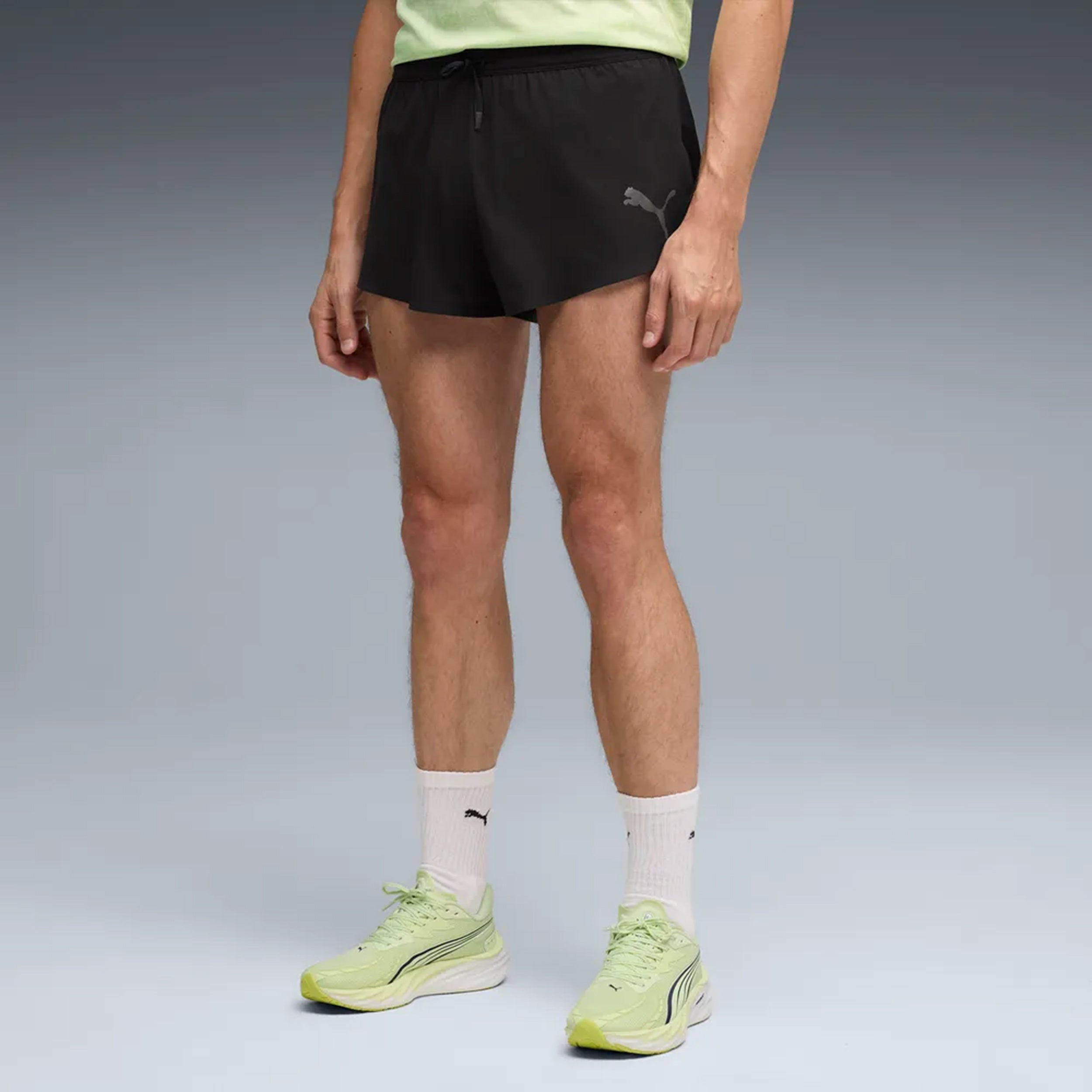 Puma Lightspeed Ultraweave 2in Split  Pantalones cortos Hombres - negro
