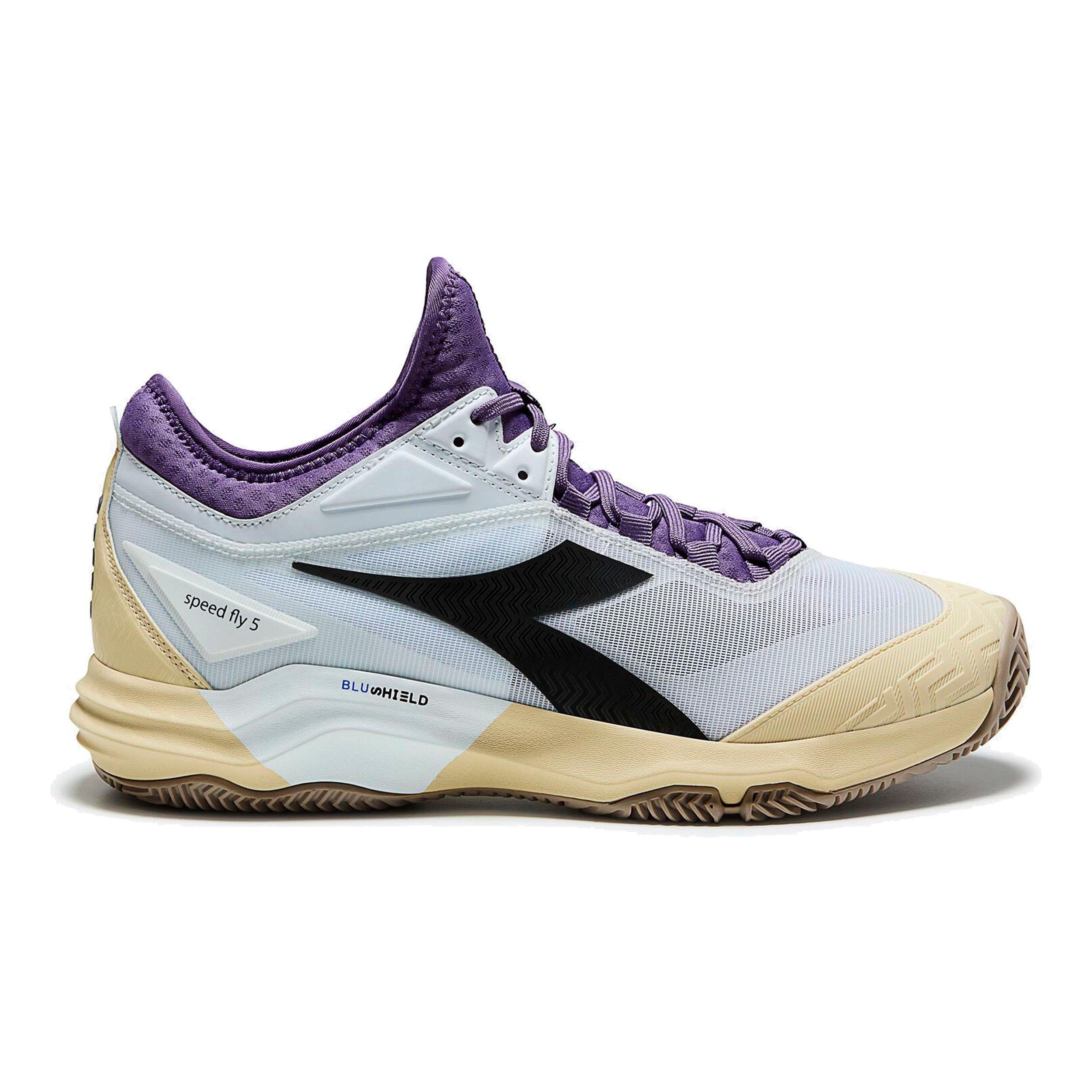 Diadora Speed Blushield Fly 5 Zapatilla tierra batida Hombres - mostaza, negro