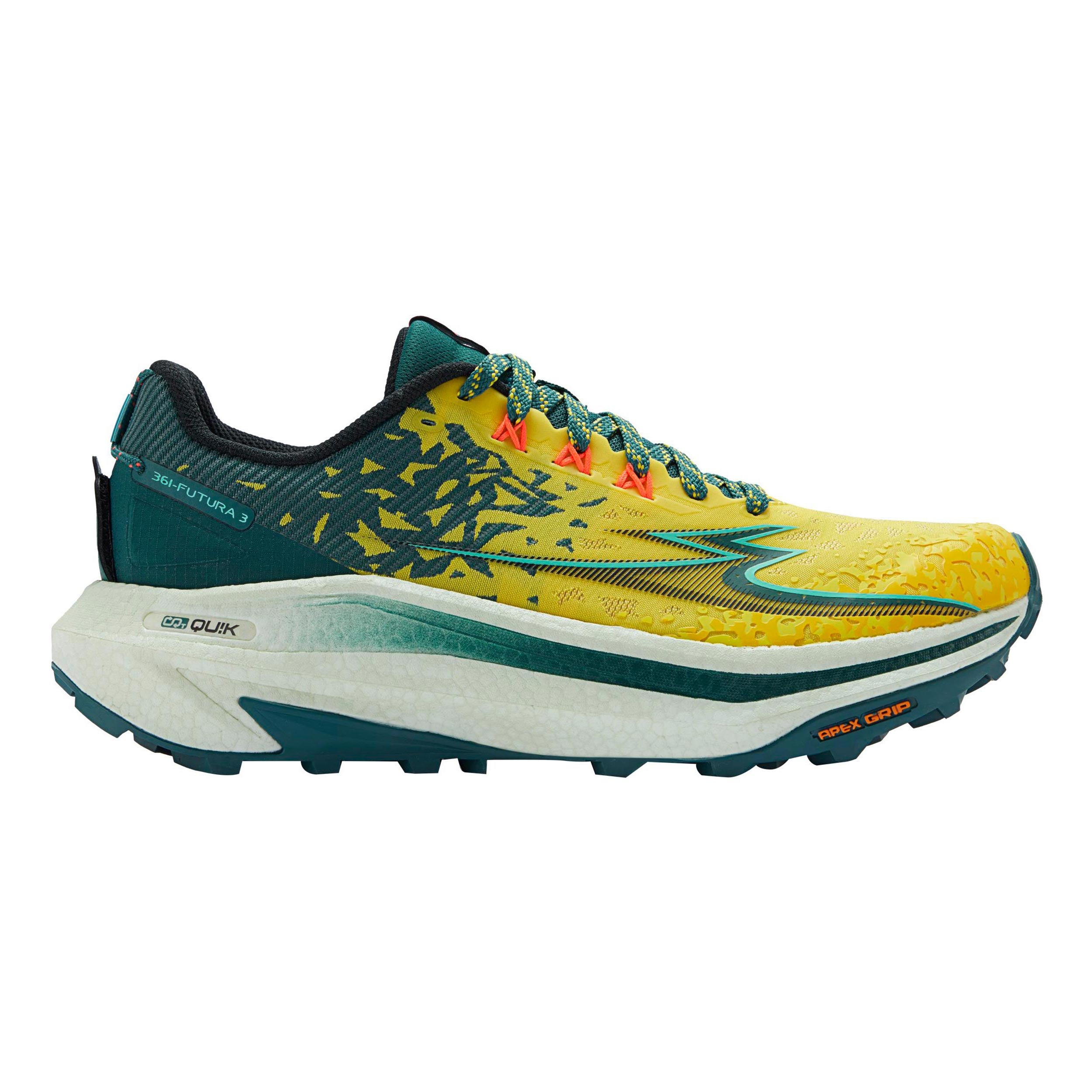361° Futura 3 Zapatilla trail Hombres-amarillo, gris