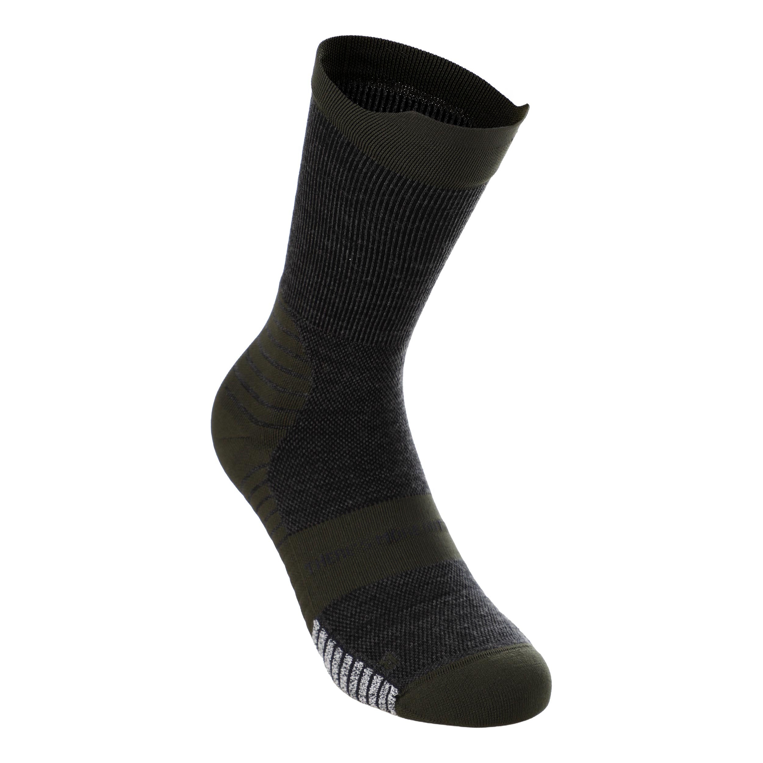 Odlo Performance Merino Trail  Calcetines para correr Unisex-verde oscuro