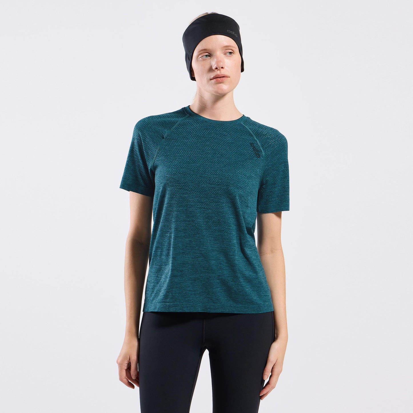 Odlo Essential Seamless  Camiseta de running Mujeres - color petróleo