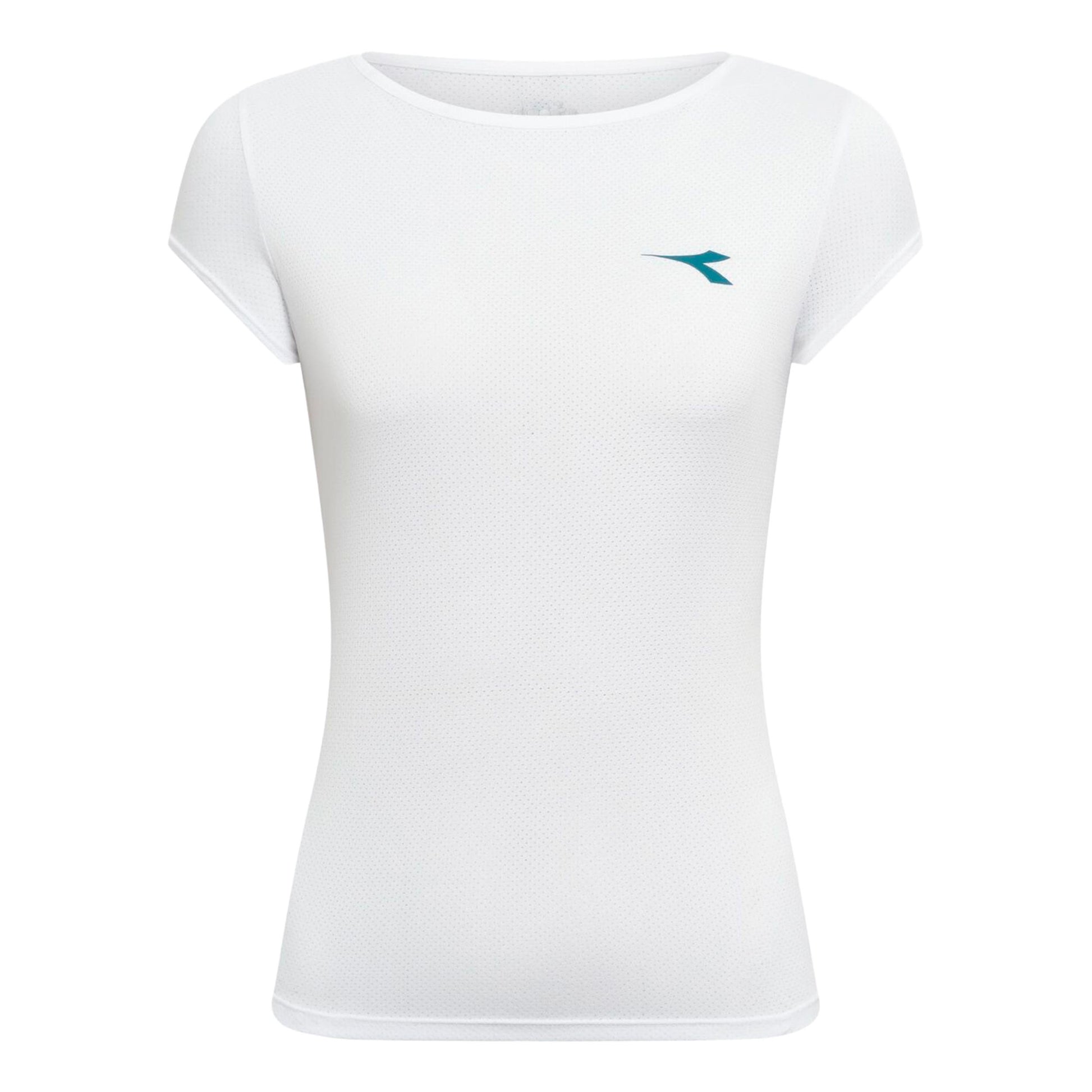 Diadora Court Camiseta de manga corta Mujeres-blanco