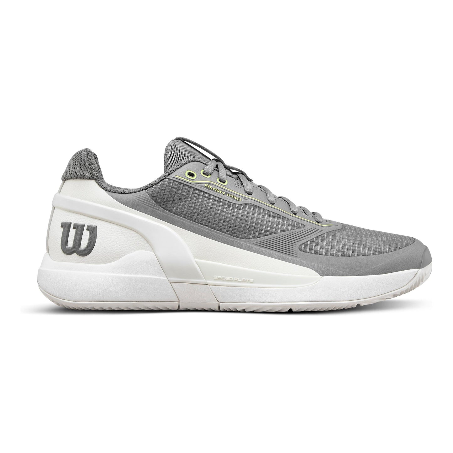 Wilson Rush Pro 5 Zapatilla tierra batida Hombres - blanco, gris