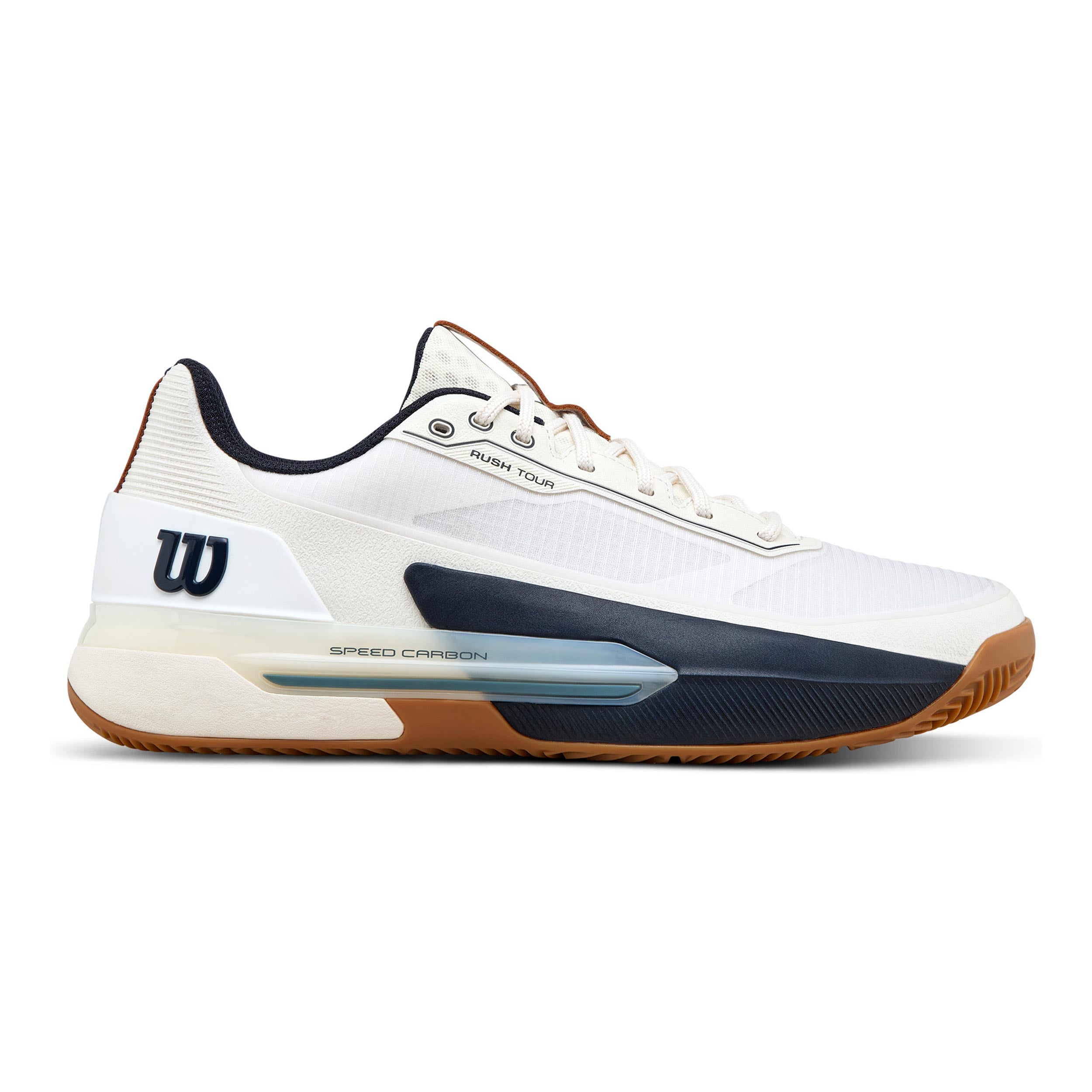 Wilson Rush Tour 5 Zapatilla tierra batida Hombres-blanco, azul oscuro