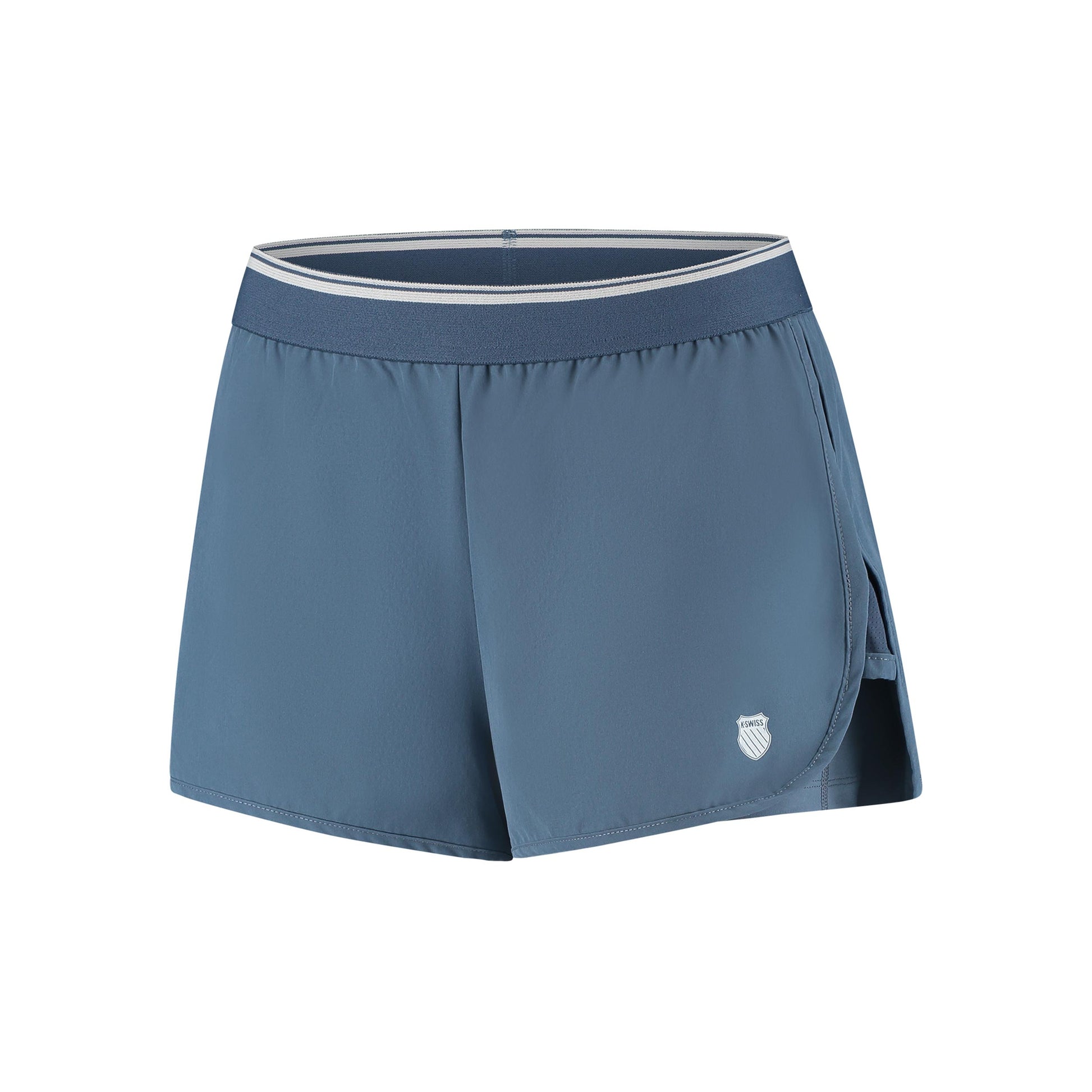 K-Swiss Hypercourt Shorts Mujeres - azul-gris