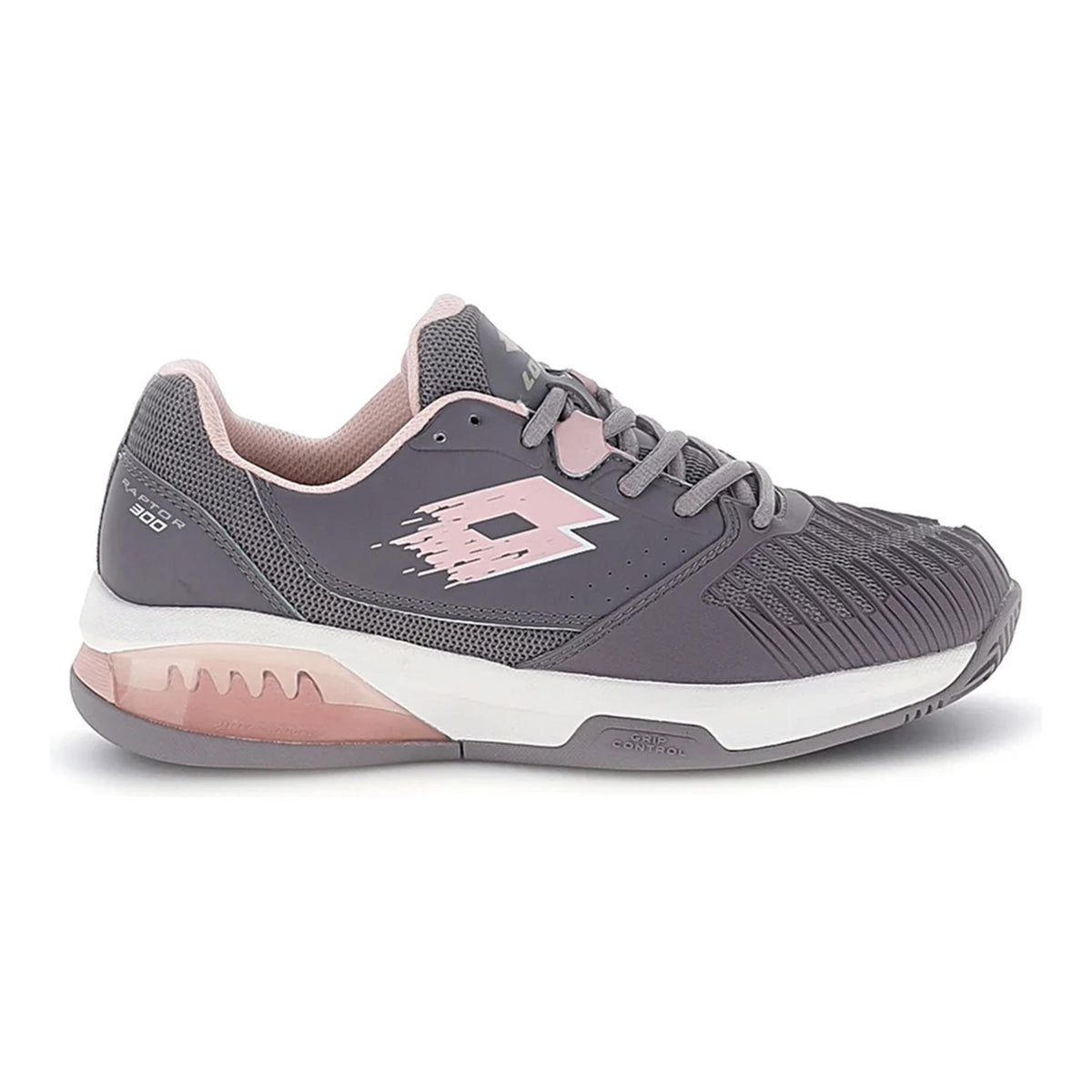 Lotto Raptor Hyperpulse 300 Zapatilla tierra batida Mujeres - gris claro, rosa