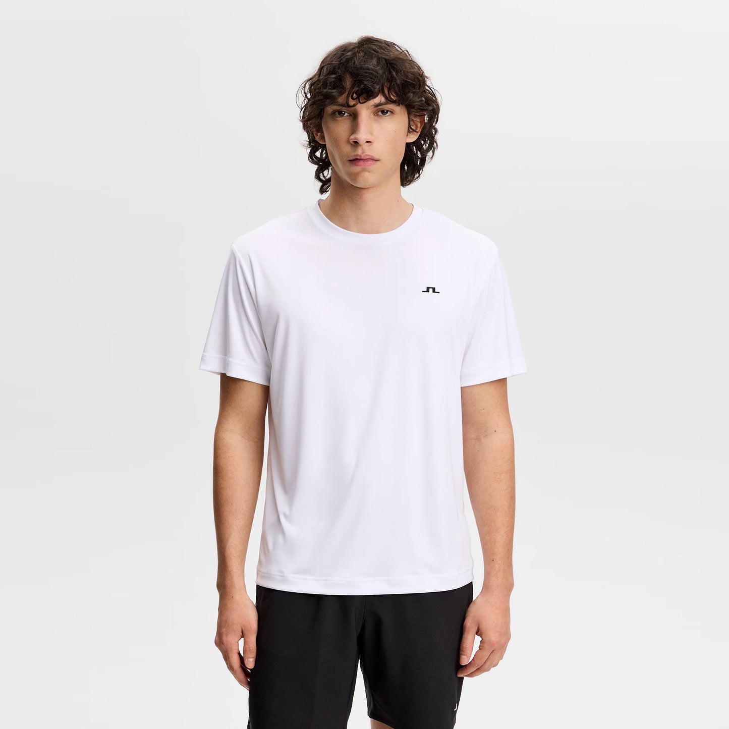 JLindeberg Ade  Camiseta de manga corta Hombres-blanco
