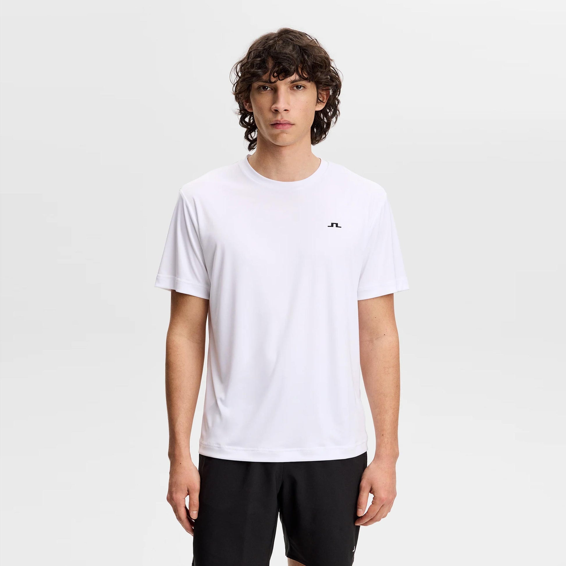 JLindeberg Ade  Camiseta de manga corta Hombres-blanco
