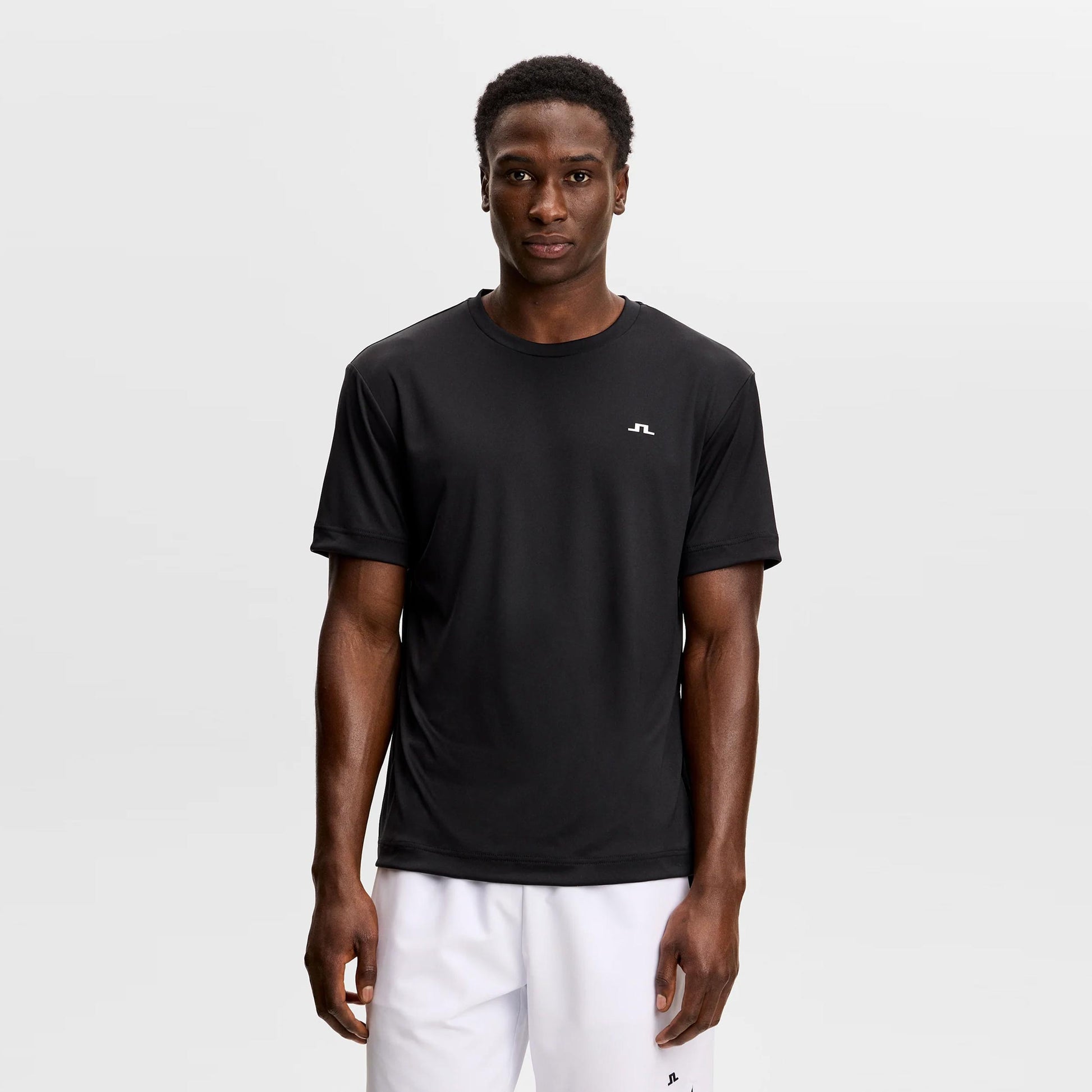 JLindeberg Ade  Camiseta de manga corta Hombres-negro