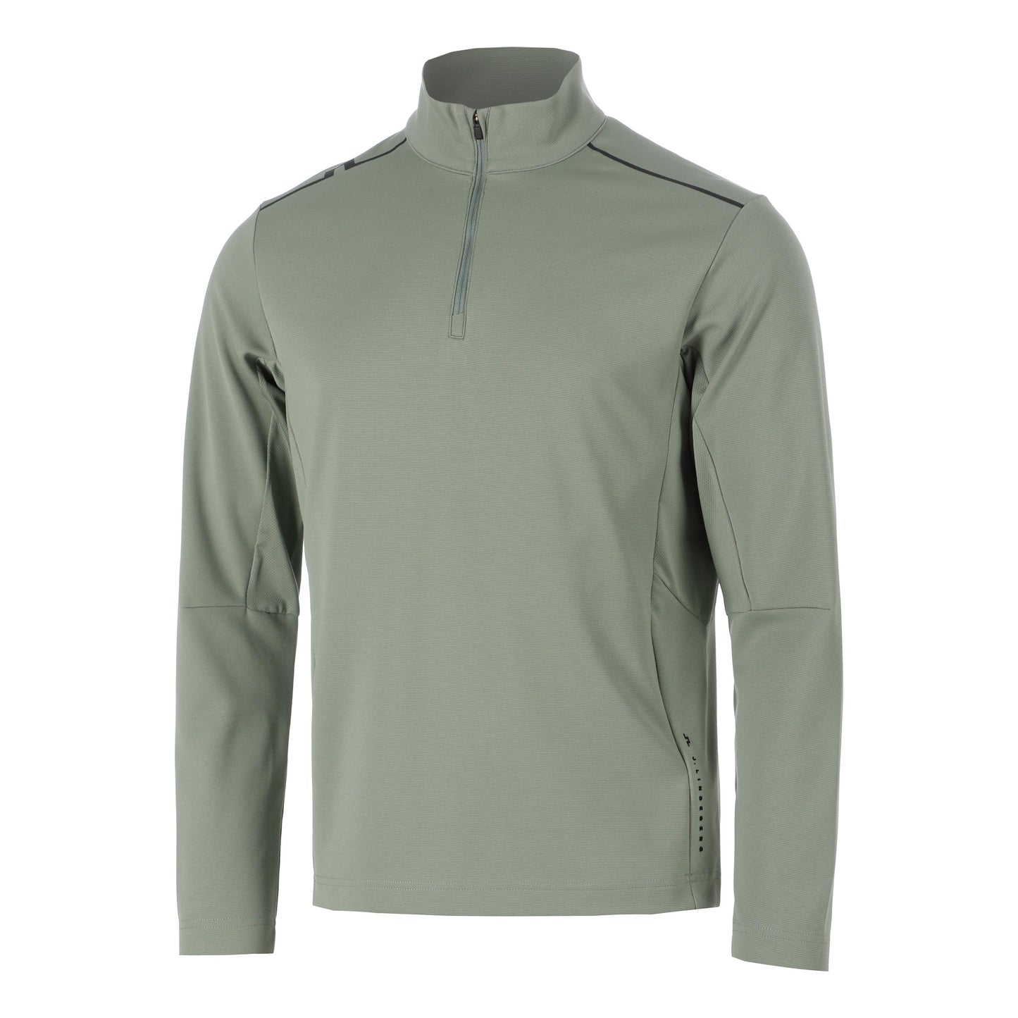 JLindeberg Leon Quarter Zip Camiseta de manga larga Hombres-oliva
