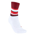RU4 Endurance Compression Calcetines de compresión Mujeres - blanco, rojo oscuro