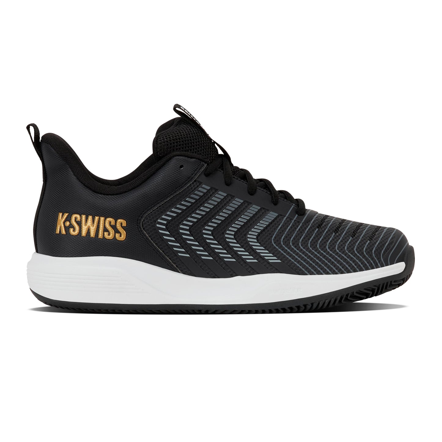 K-Swiss Ultrashot Light Zapatilla tierra batida Hombres - negro, dorado