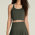 Everyday Camiseta de tirantes Mujeres-verde oscuro