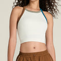 On The Daily Camiseta de tirantes Mujeres-arena