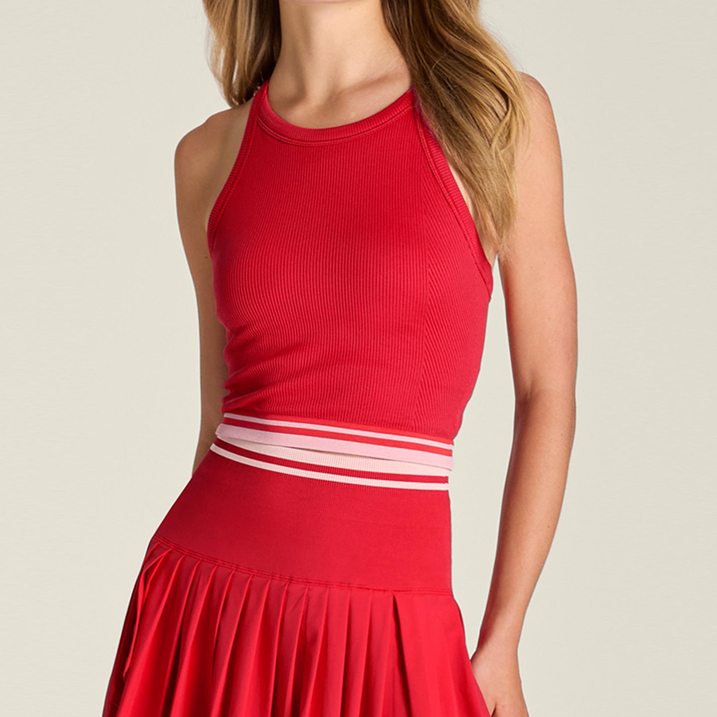 Wilson On The Daily Camiseta de tirantes Mujeres - rojo